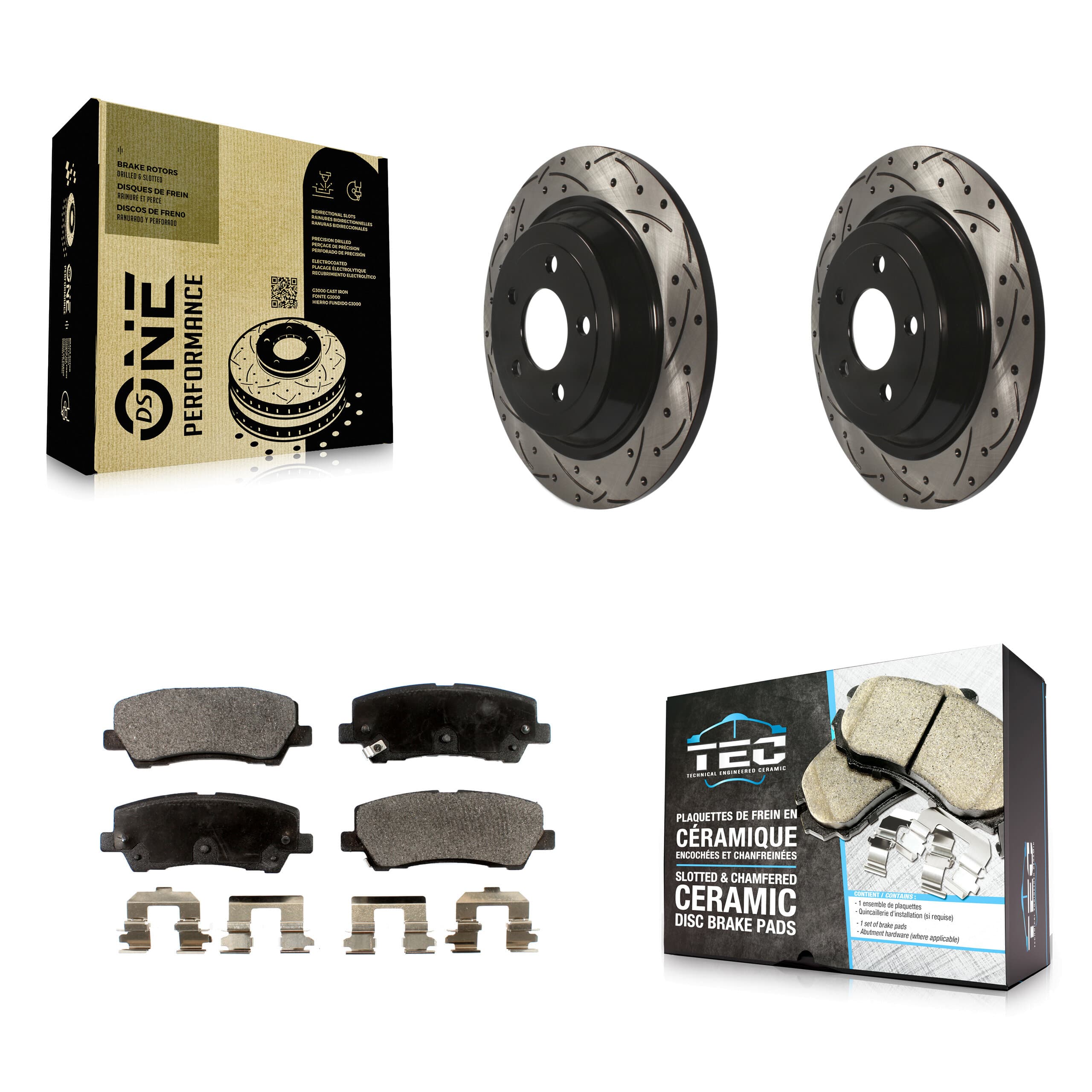 Transit Auto - KDT-100470 - Rear Disc Brake Kits image 1