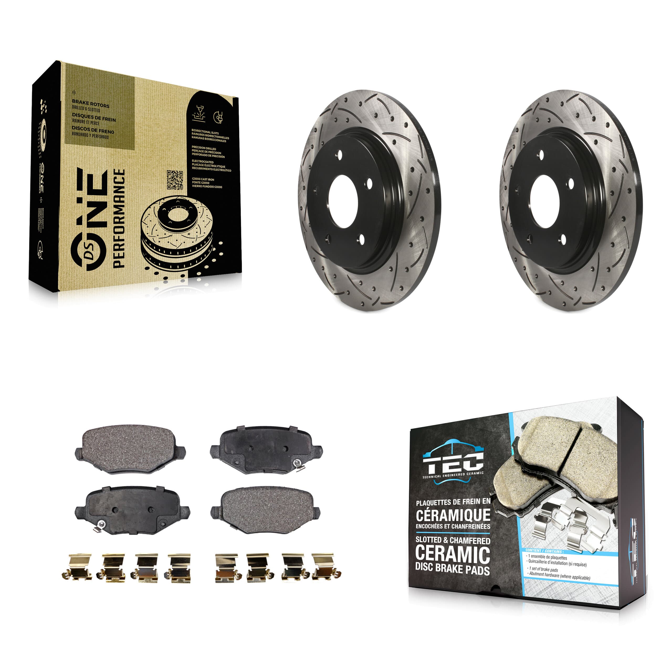 Transit Auto - KDT-100482 - Rear Disc Brake Kits image 1
