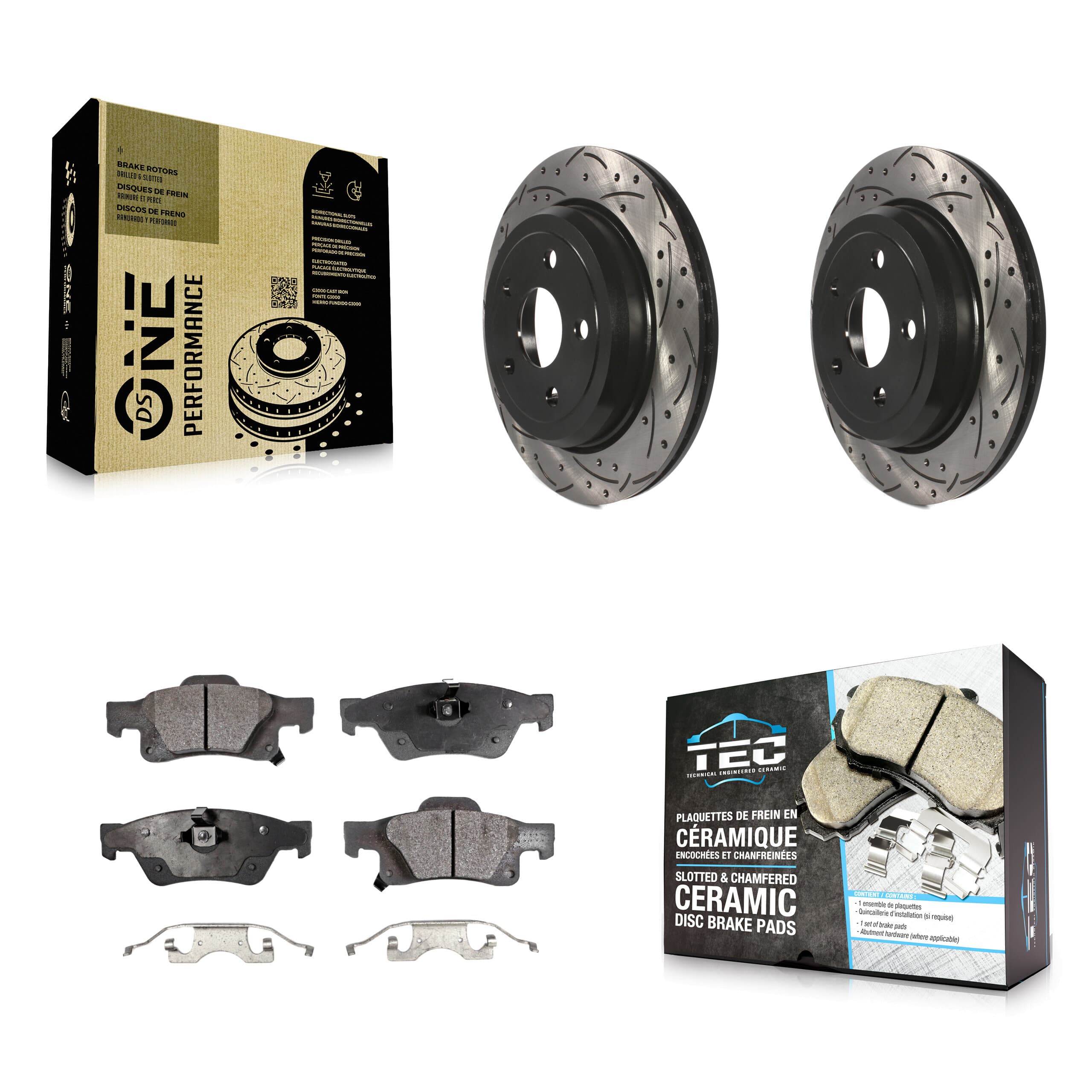 Transit Auto - KDT-100485 - Rear Disc Brake Kits image 1