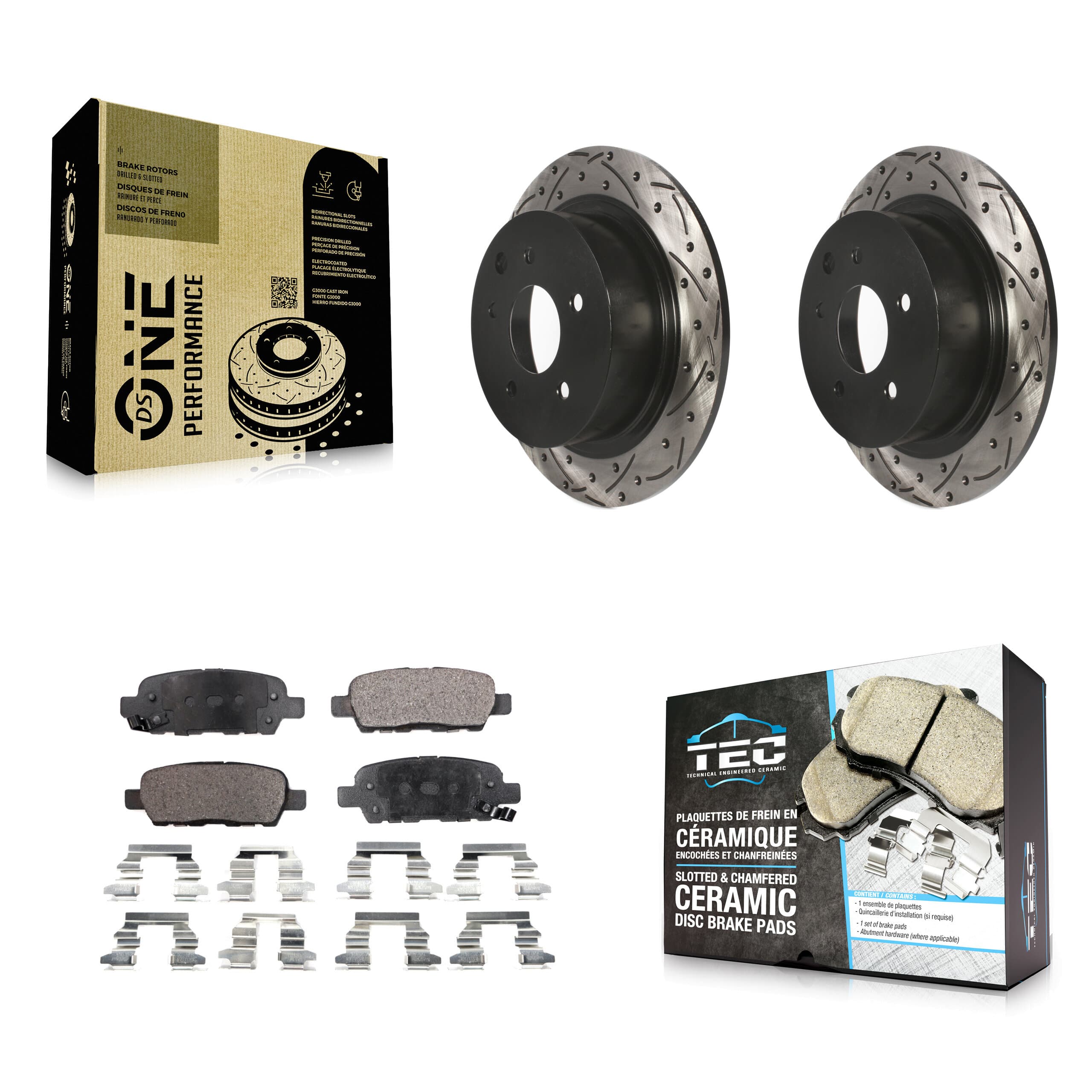Transit Auto - KDT-100490 - Rear Disc Brake Kits image 1
