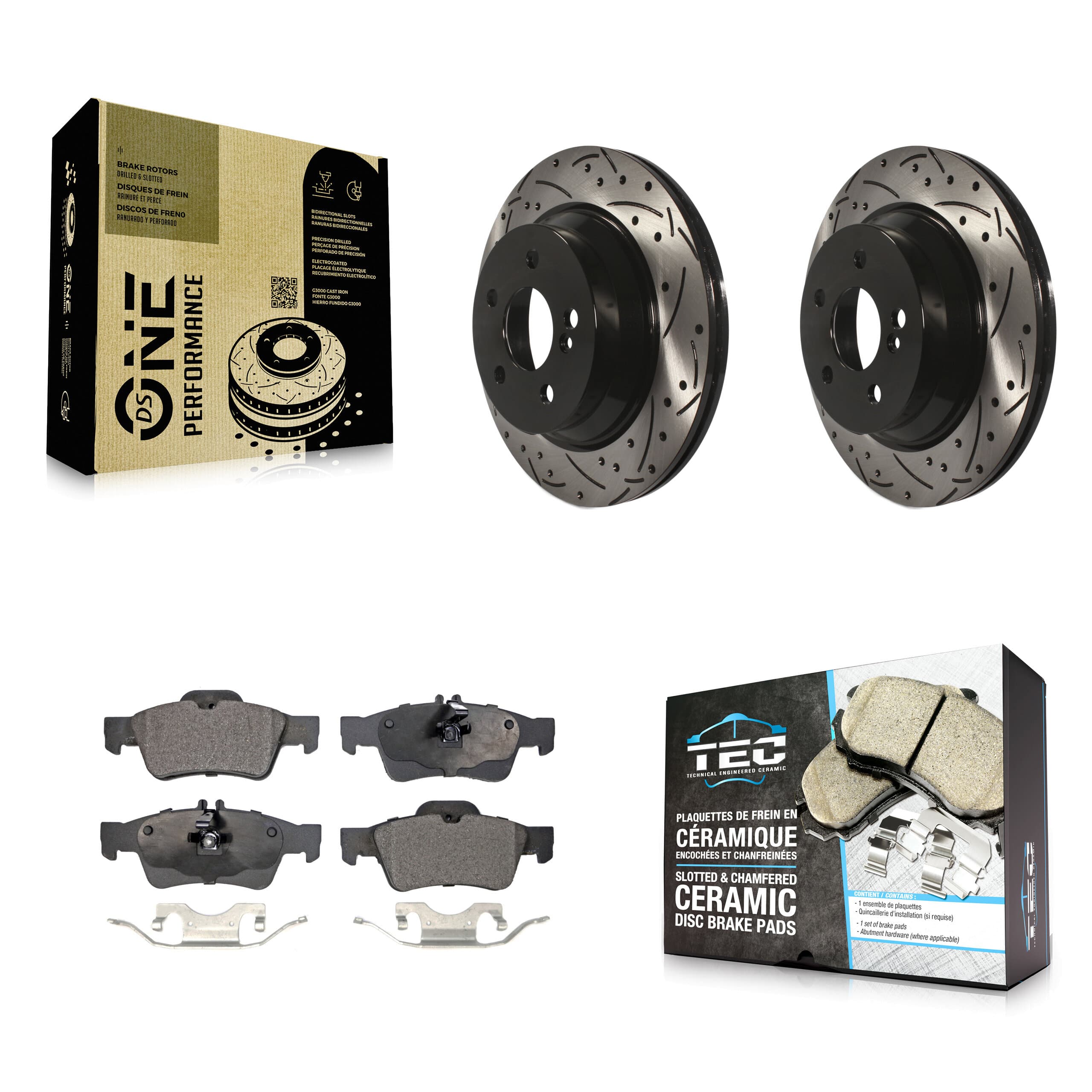 Transit Auto - KDT-100495 - Rear Disc Brake Kits image 1