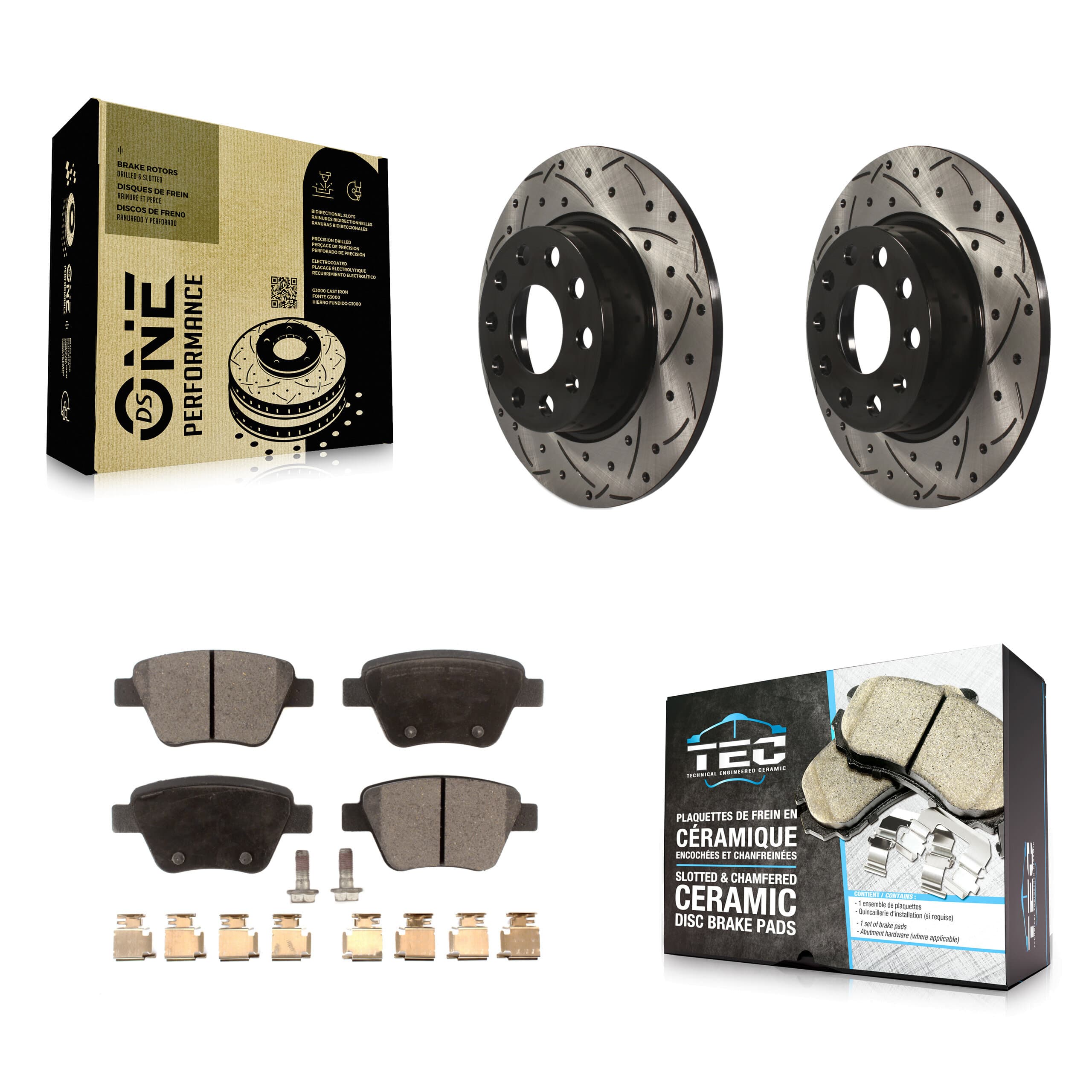Transit Auto - KDT-100532 - Rear Disc Brake Kits image 1