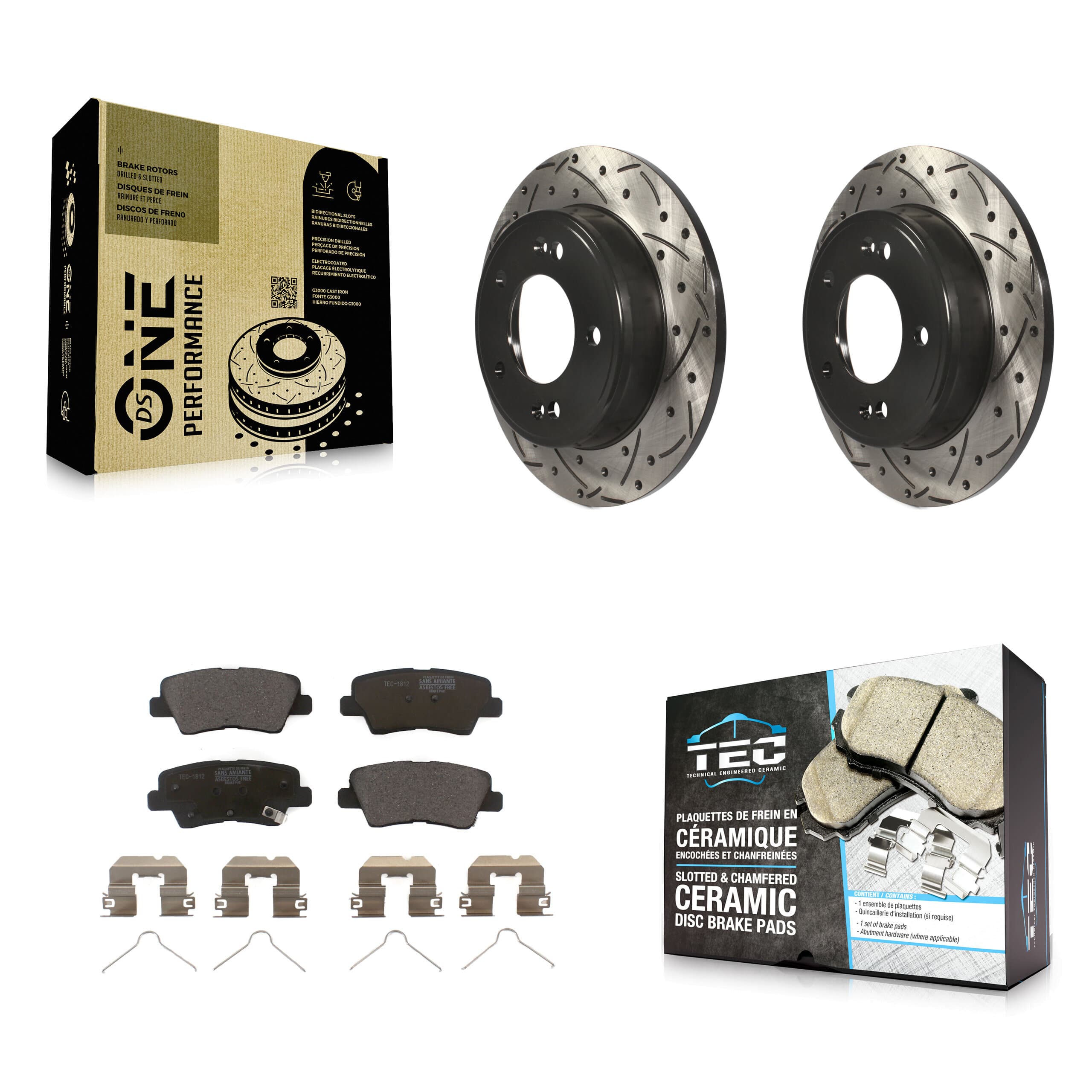 Transit Auto - KDT-100545 - Rear Disc Brake Kits image 1