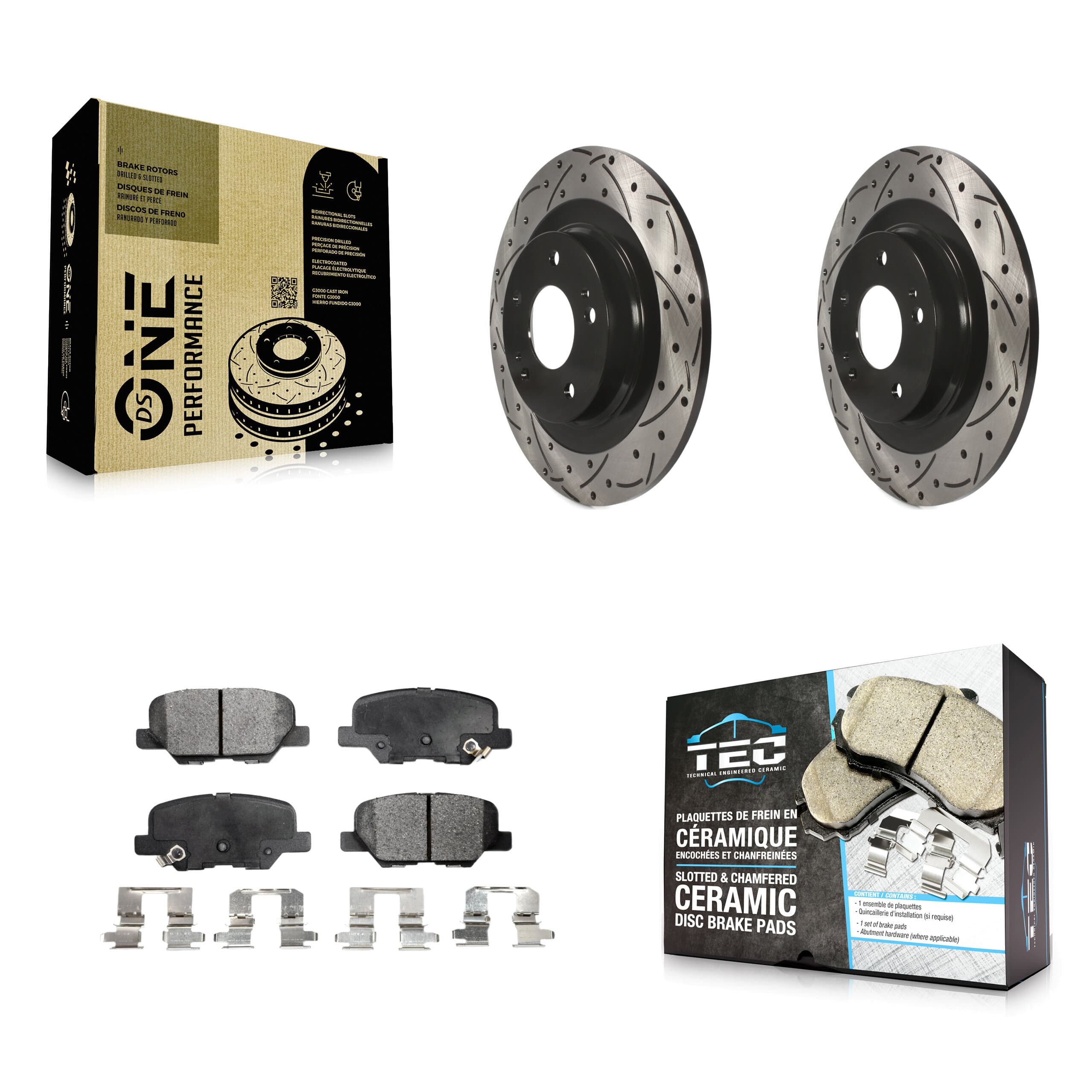 Transit Auto - KDT-100552 - Rear Disc Brake Kits image 1