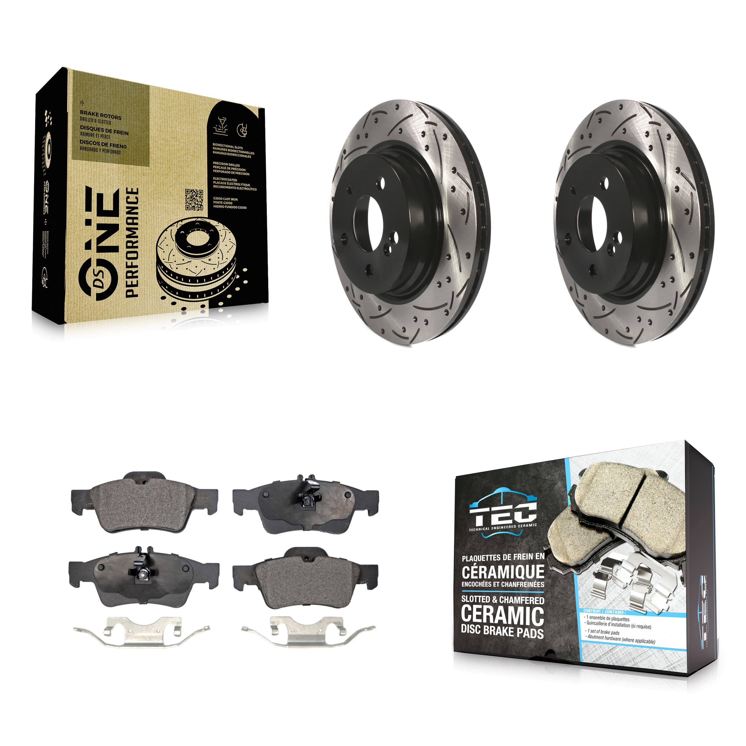 Transit Auto - KDT-100555 - Rear Disc Brake Kits image 1