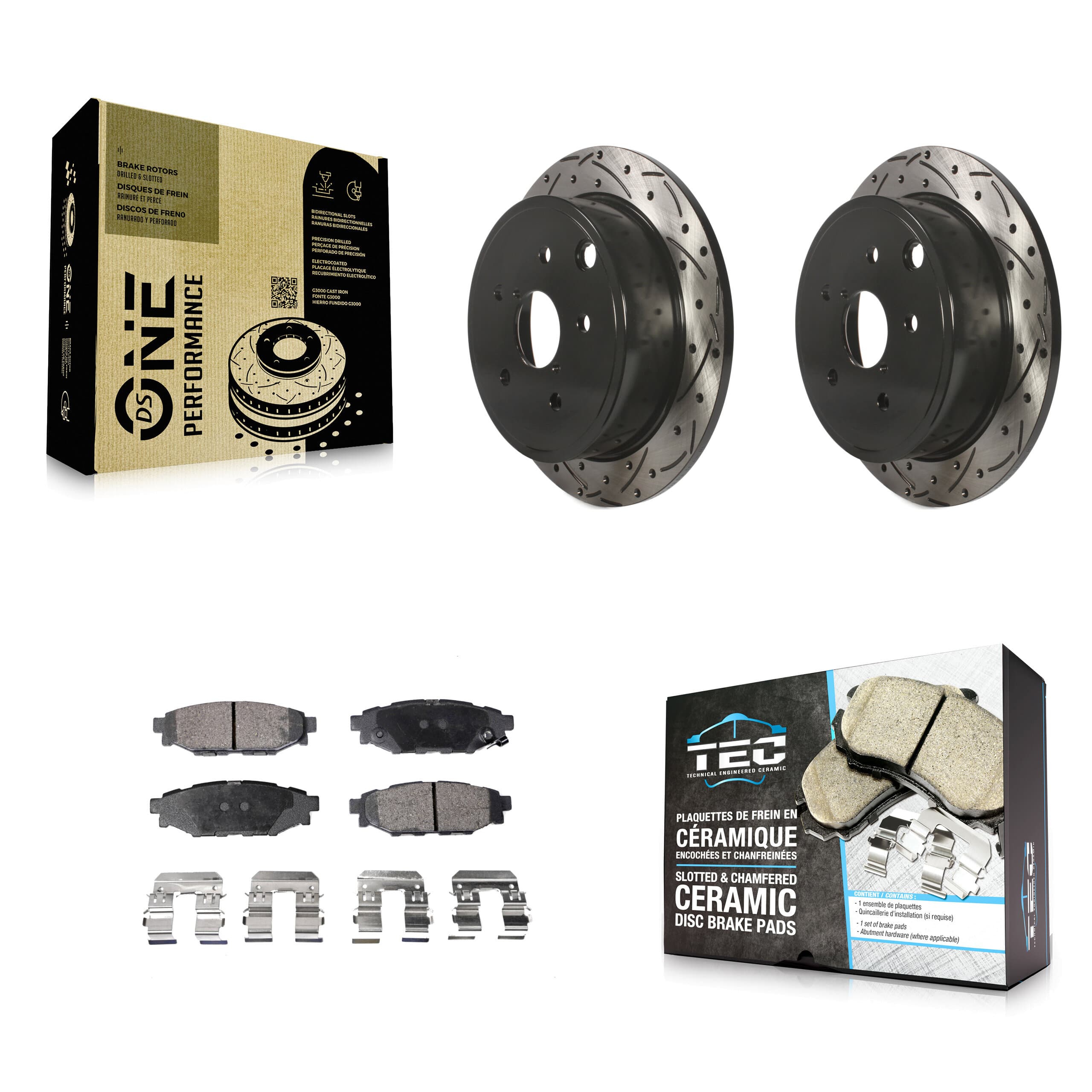 Transit Auto - KDT-100563 - Rear Disc Brake Kits image 1
