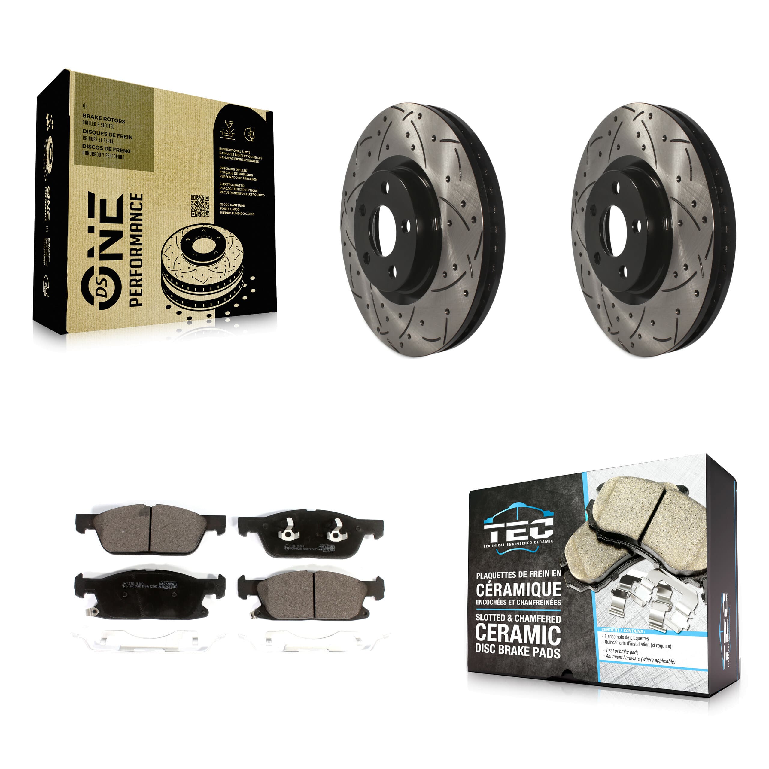 Transit Auto - KDT-100611 - Front Disc Brake Kits image 1