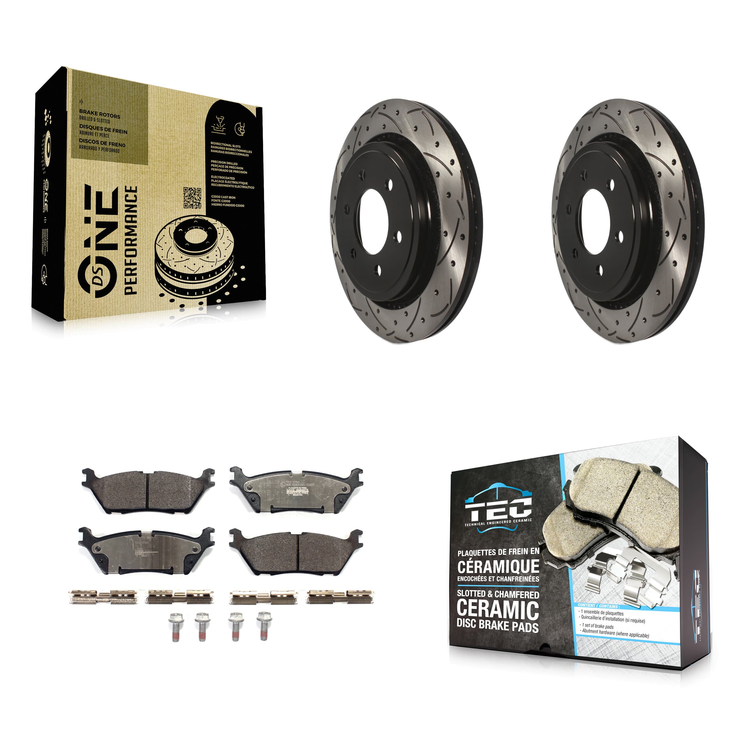 Transit Auto - KDT-100626 - Rear Disc Brake Kits image 1