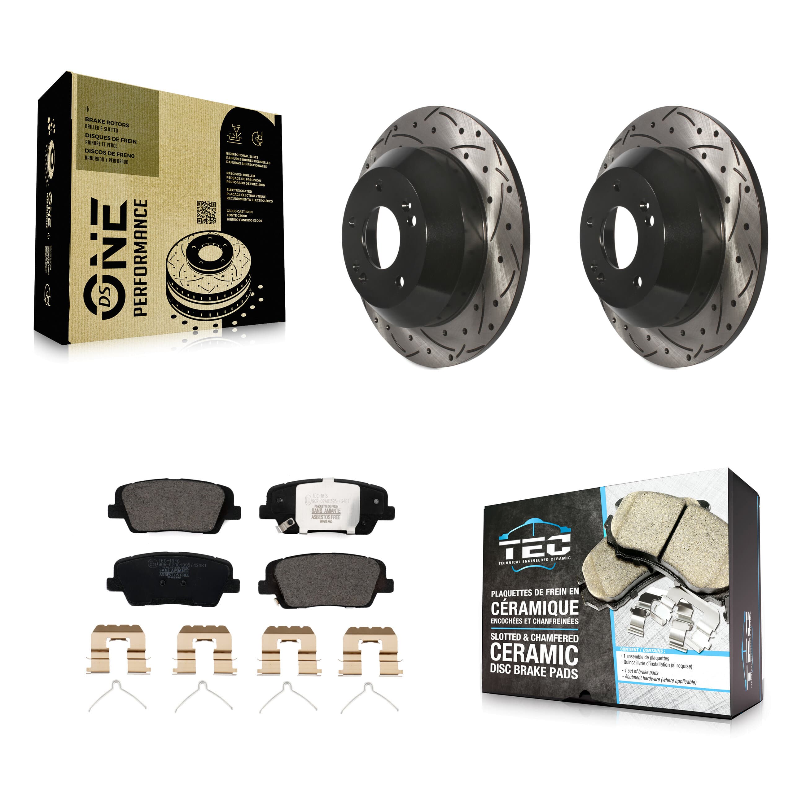 Transit Auto - KDT-100627 - Rear Disc Brake Kits image 1