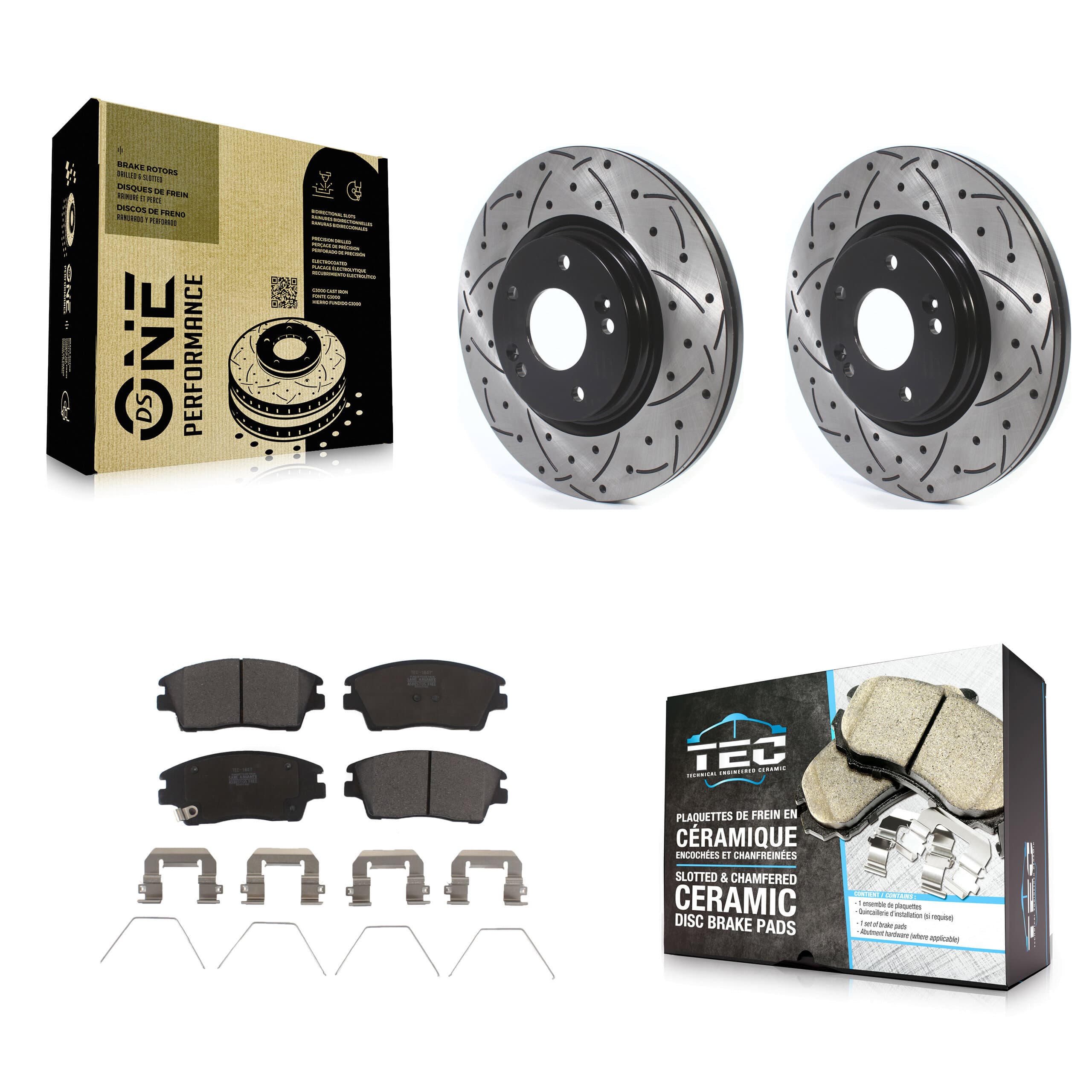 Transit Auto - KDT-100648 - Front Disc Brake Kits image 1