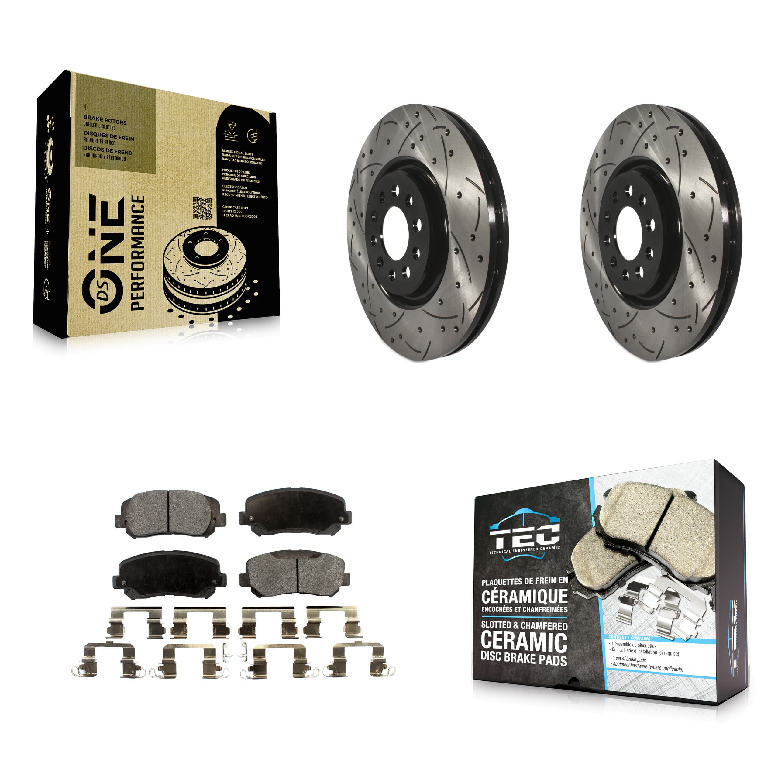 Transit Auto - KDT-100724 - Front Disc Brake Kits image 1