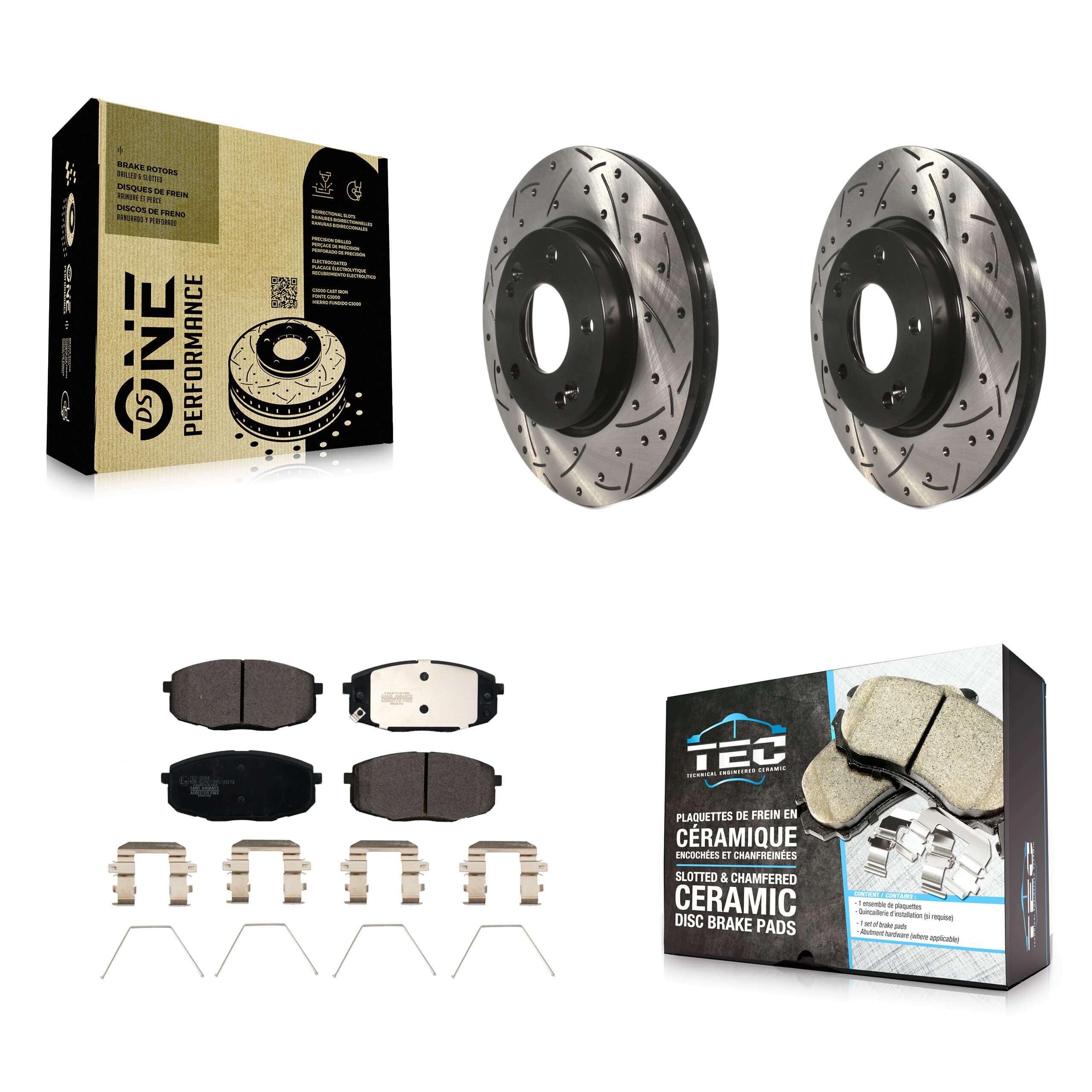Transit Auto - KDT-100726 - Front Disc Brake Kits image 1