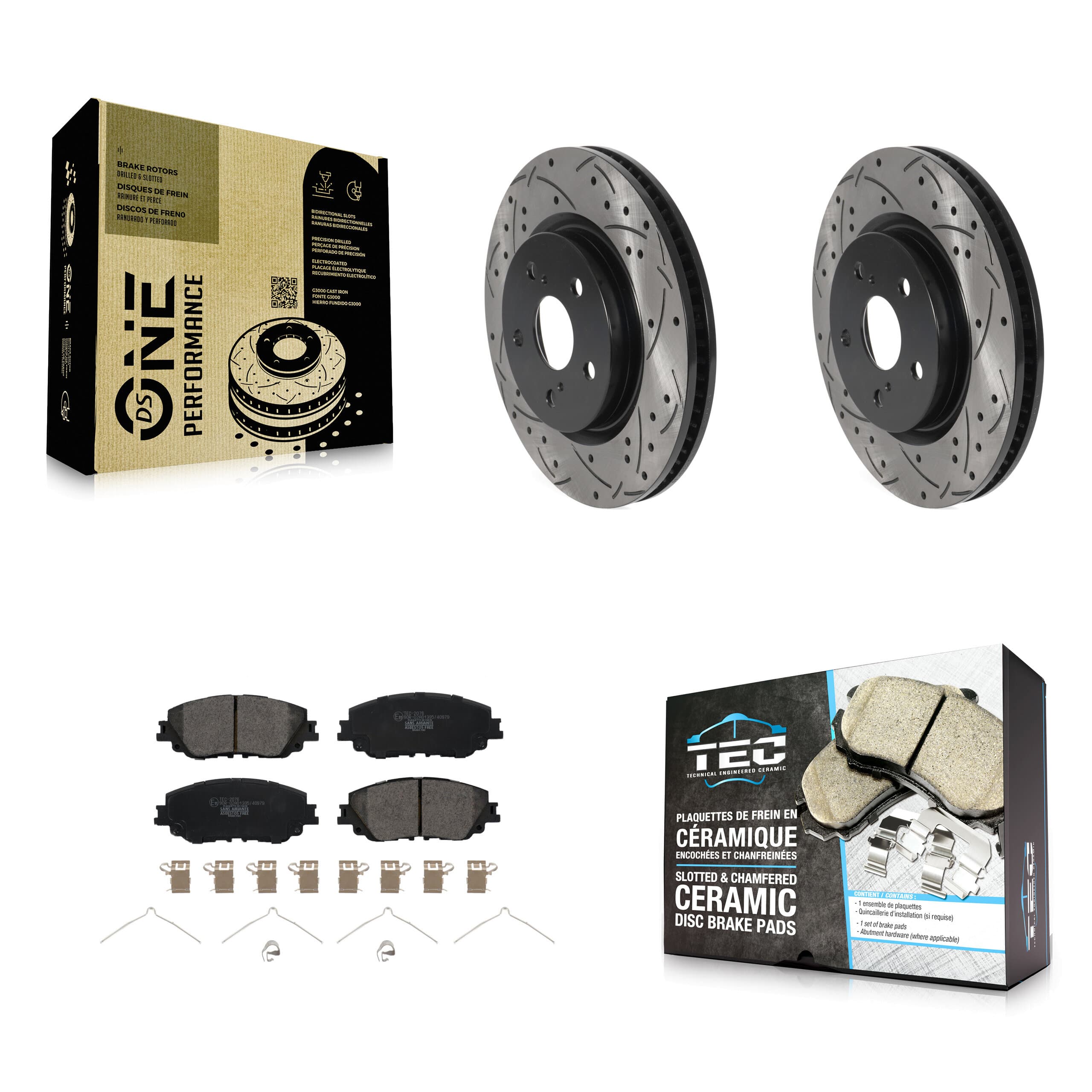 Transit Auto - KDT-100733 - Front Disc Brake Kits image 1
