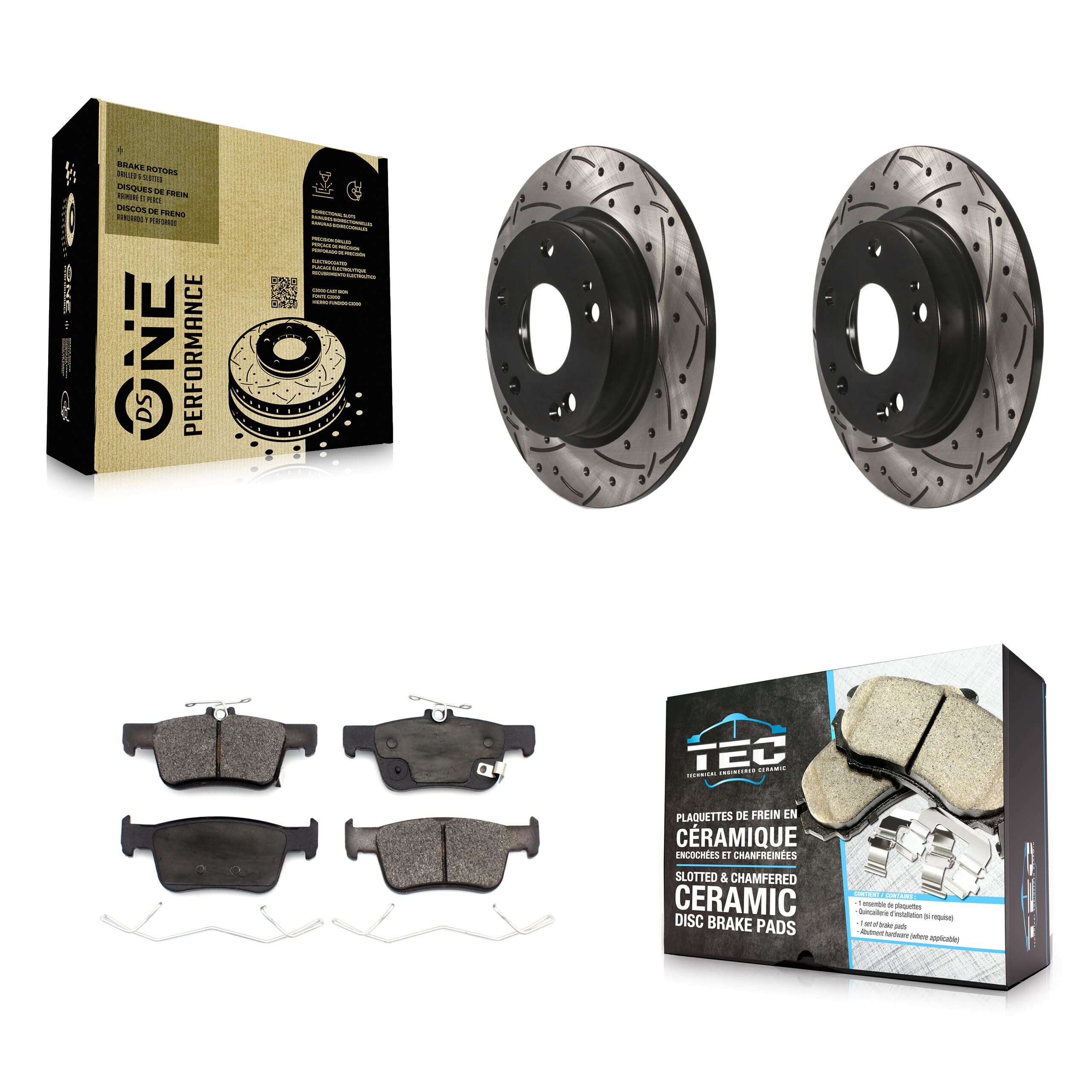 Transit Auto - KDT-100748 - Rear Disc Brake Kits image 1
