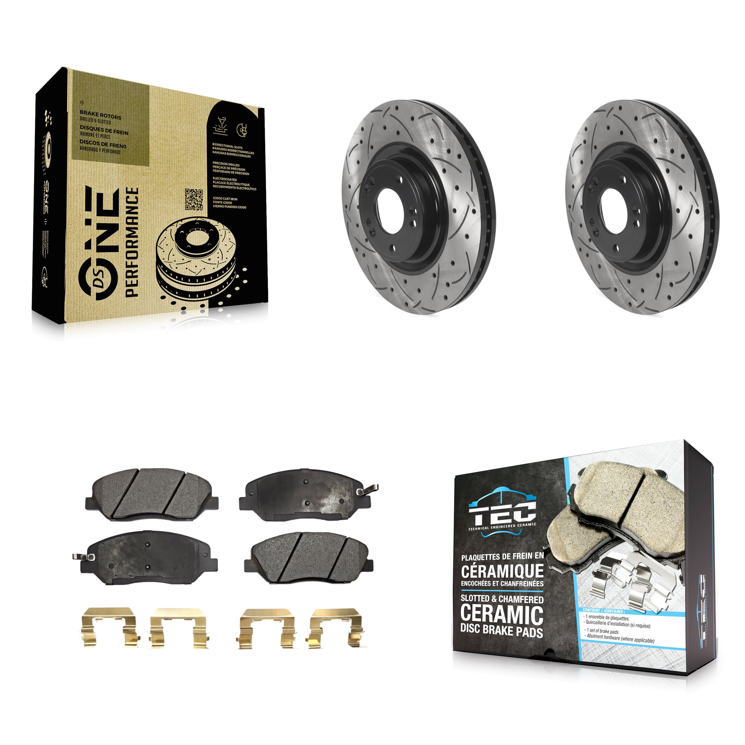 Transit Auto - KDT-100784 - Front Disc Brake Kits image 1