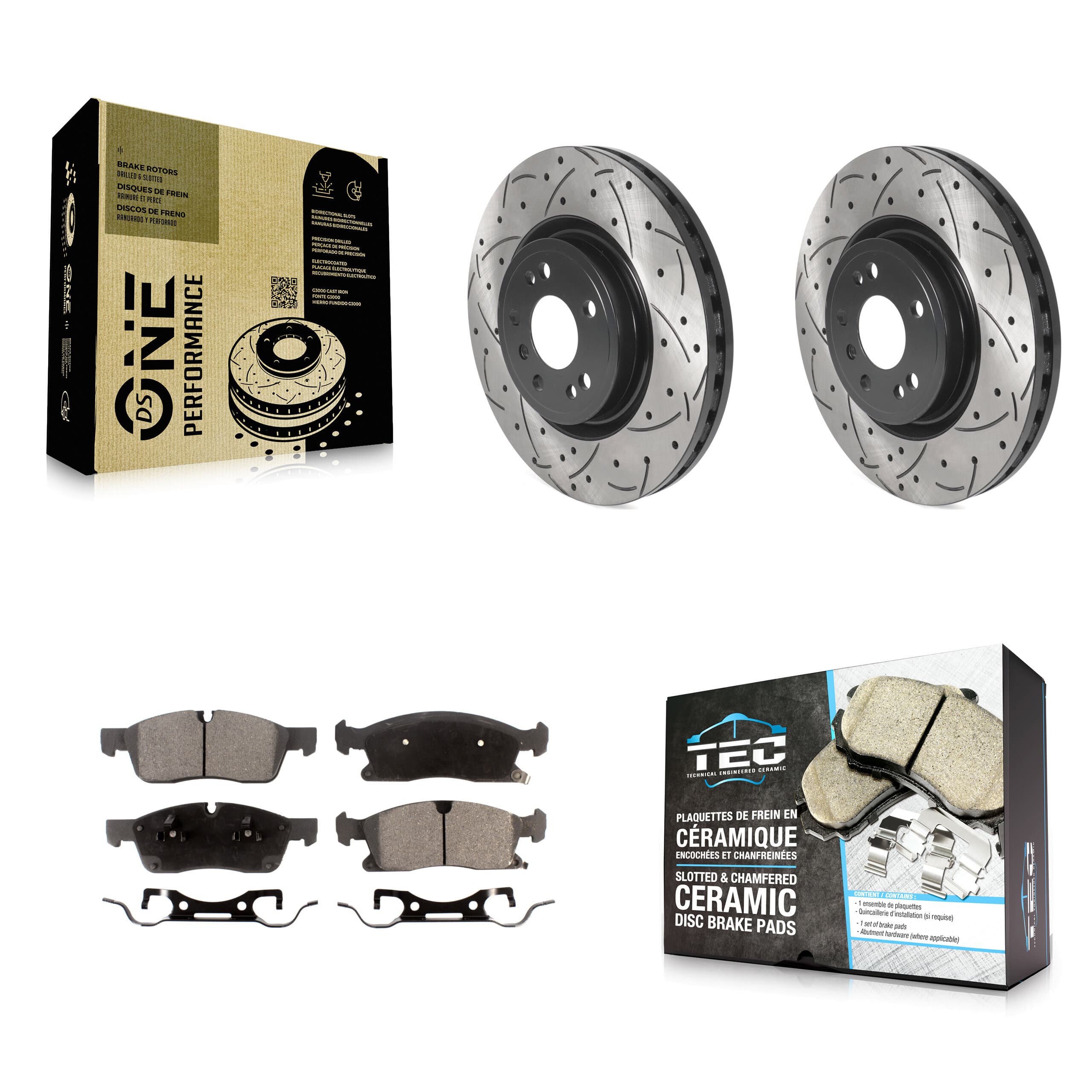 Transit Auto - KDT-100802 - Front Disc Brake Kits image 1