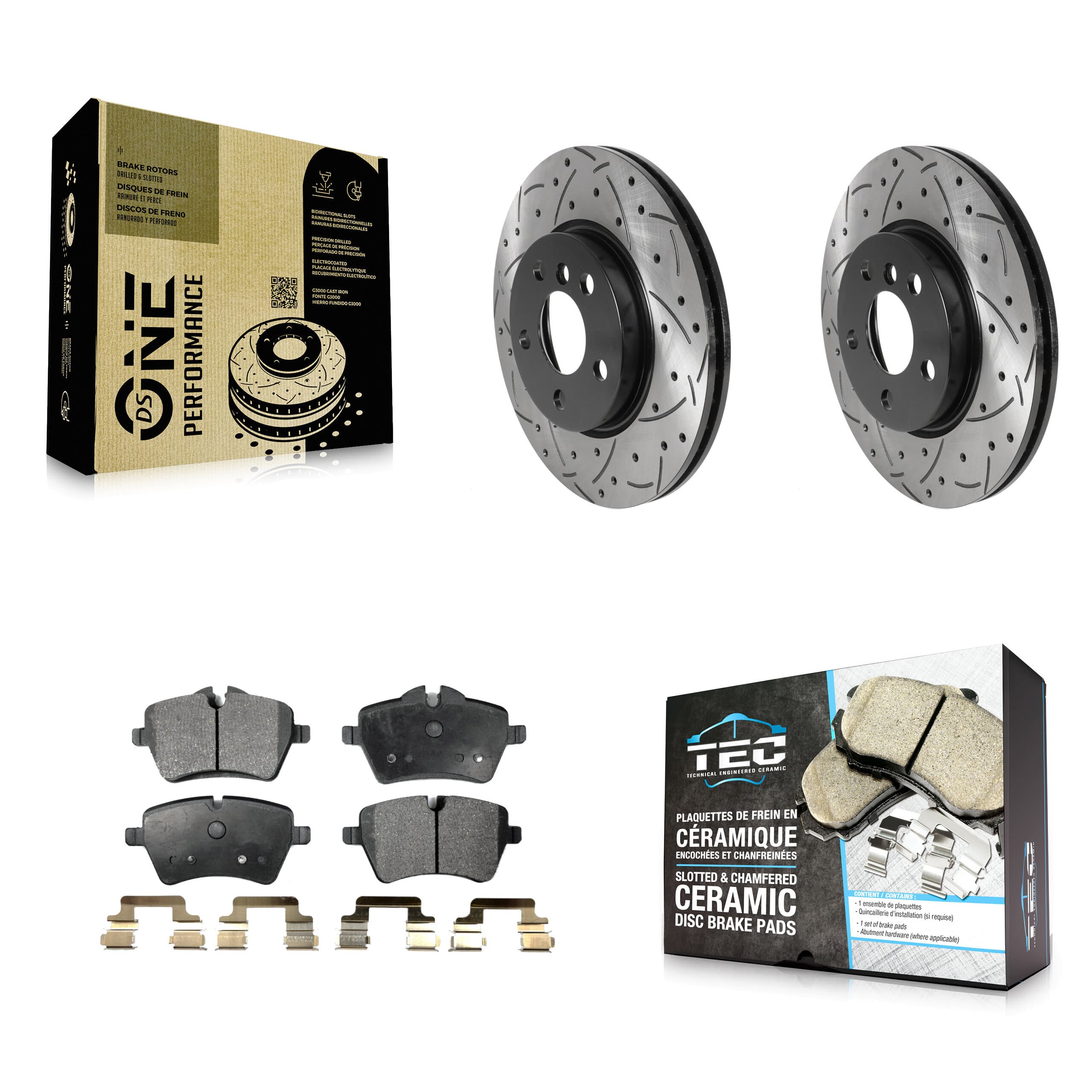 Transit Auto - KDT-100803 - Front Disc Brake Kits image 1