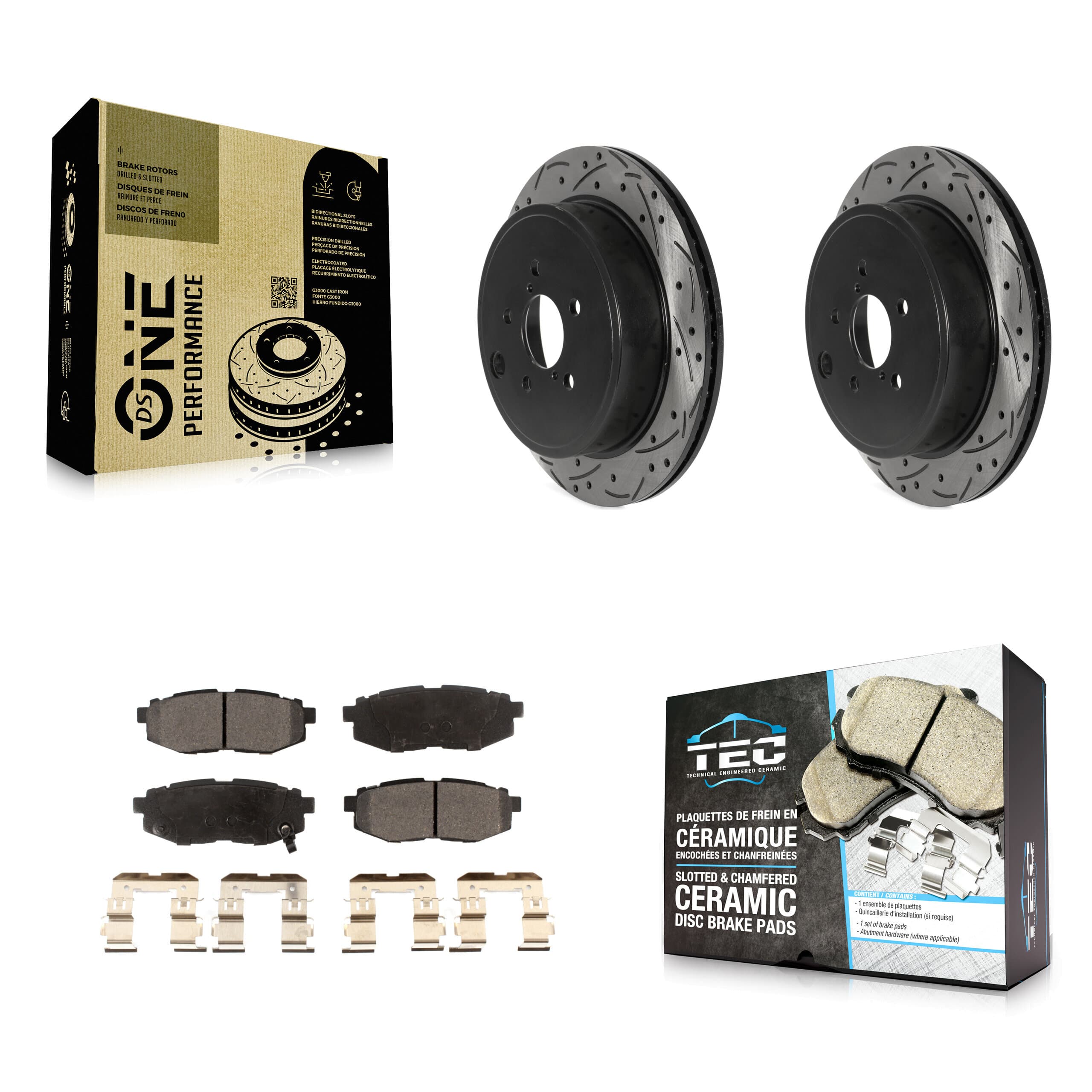 Transit Auto - KDT-100939 - Rear Disc Brake Kits image 1