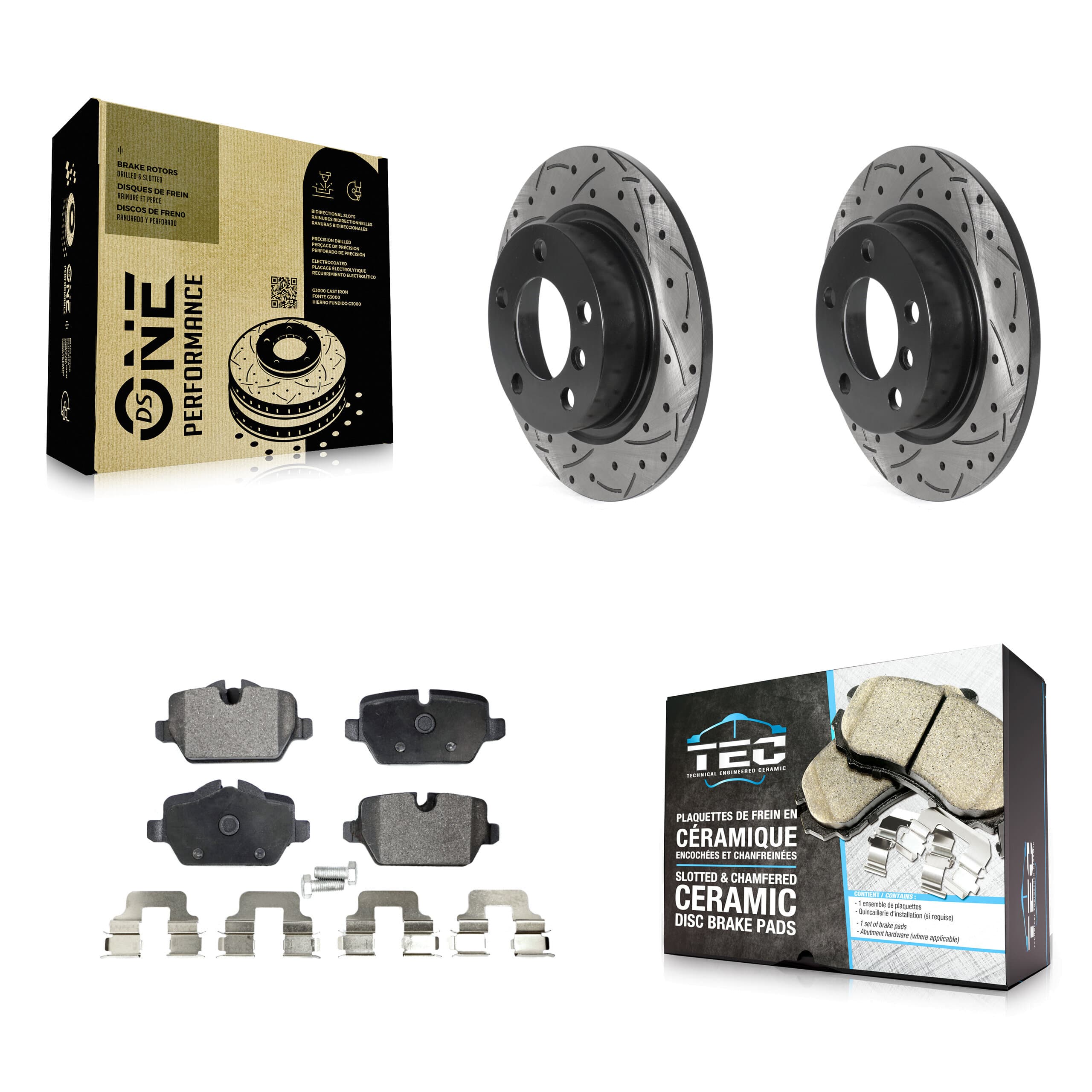 Transit Auto - KDT-100945 - Rear Disc Brake Kits image 1