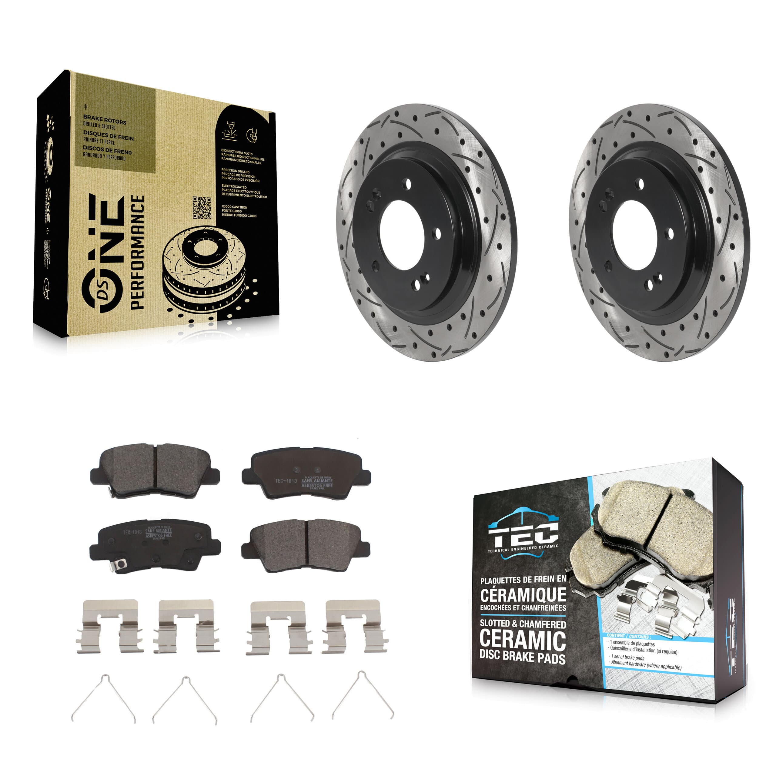 Transit Auto - KDT-100951 - Rear Disc Brake Kits image 1