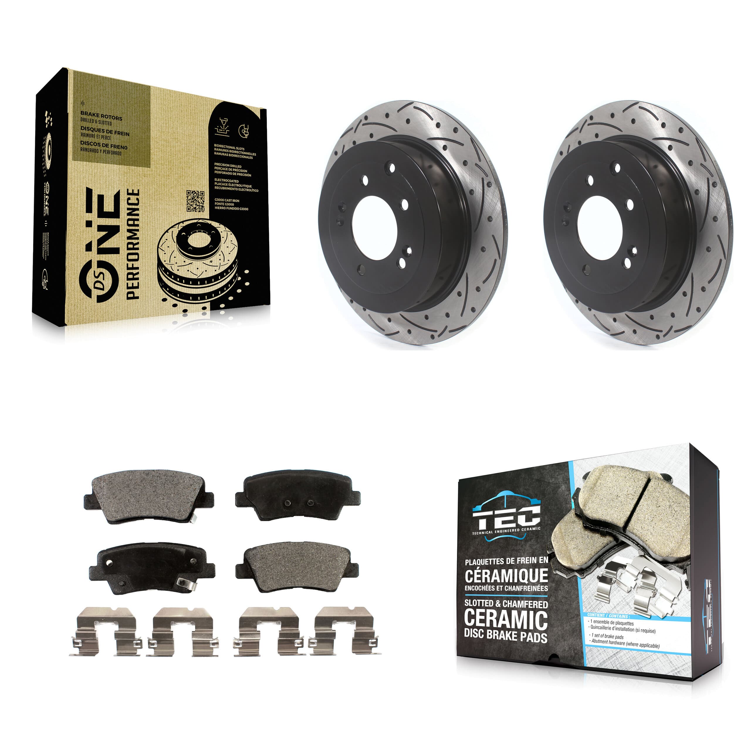 Transit Auto - KDT-100963 - Rear Disc Brake Kits image 1
