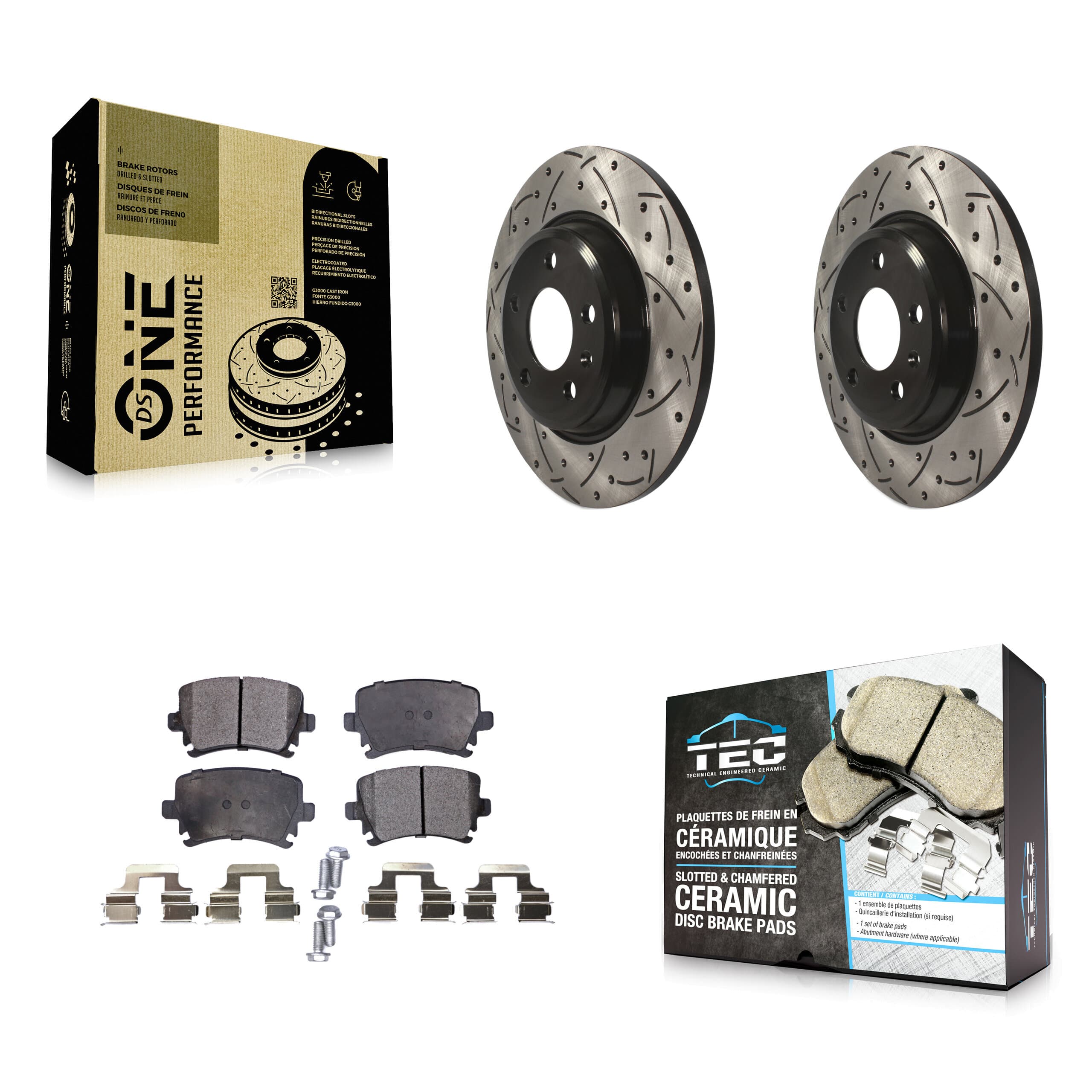 Transit Auto - KDT-101055 - Rear Disc Brake Kits image 1