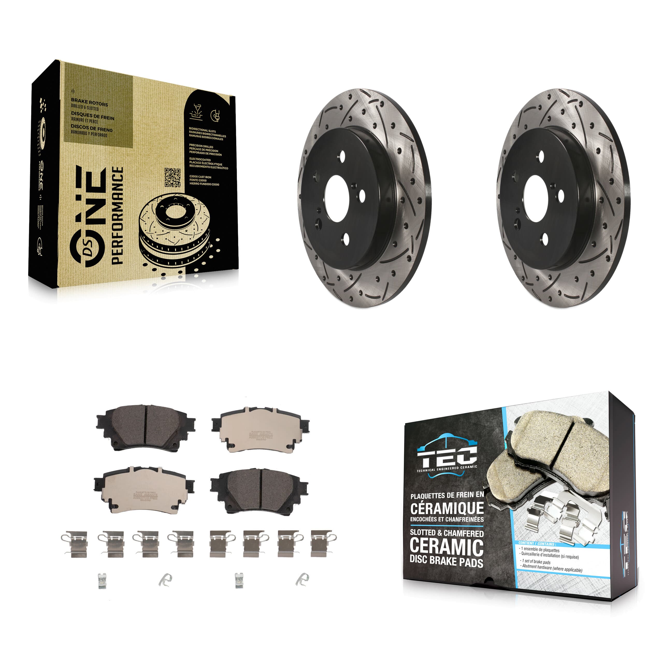 Transit Auto - KDT-101072 - Rear Disc Brake Kits image 1