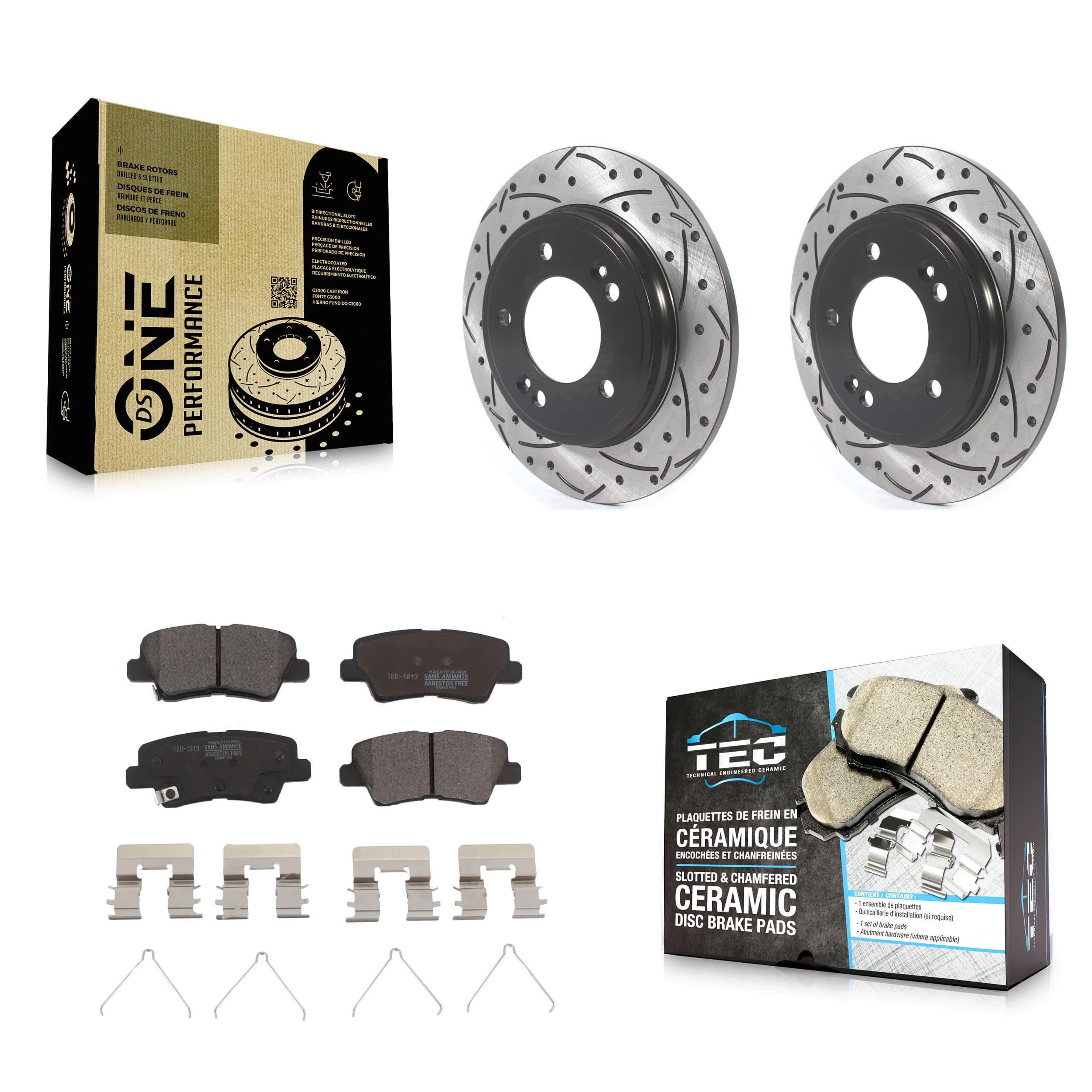 Transit Auto - KDT-101186 - Rear Disc Brake Kits image 1