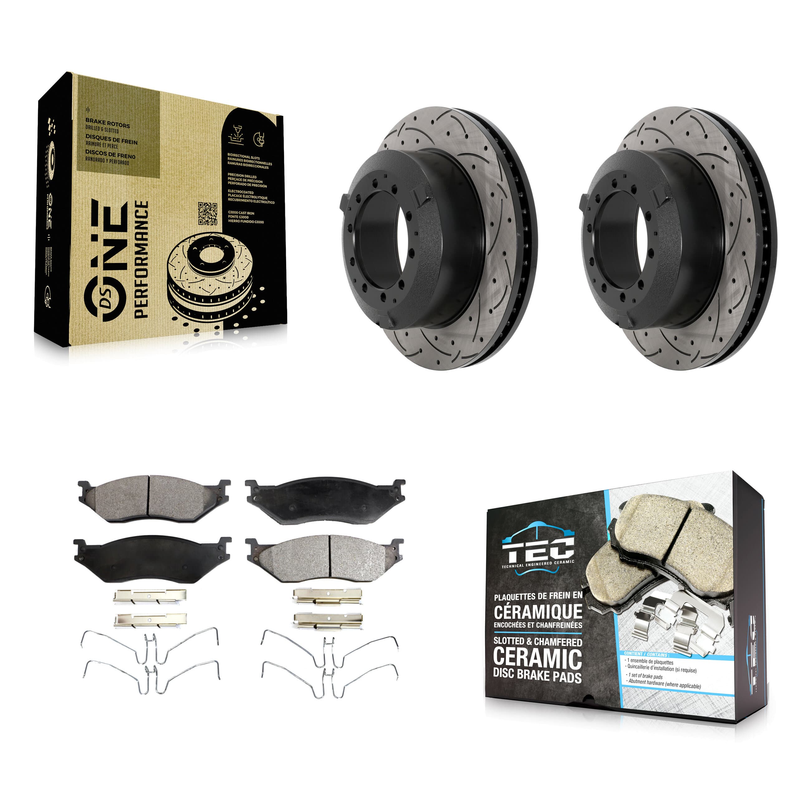 Transit Auto - KDT-101208 - Front Disc Brake Kits image 1