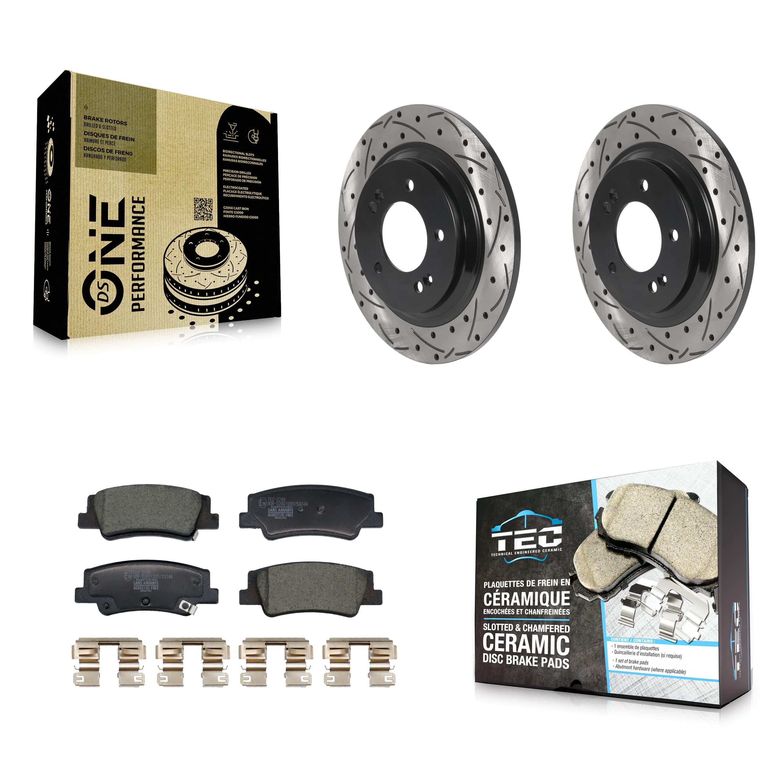 Transit Auto - KDT-101268 - Rear Disc Brake Kits image 1