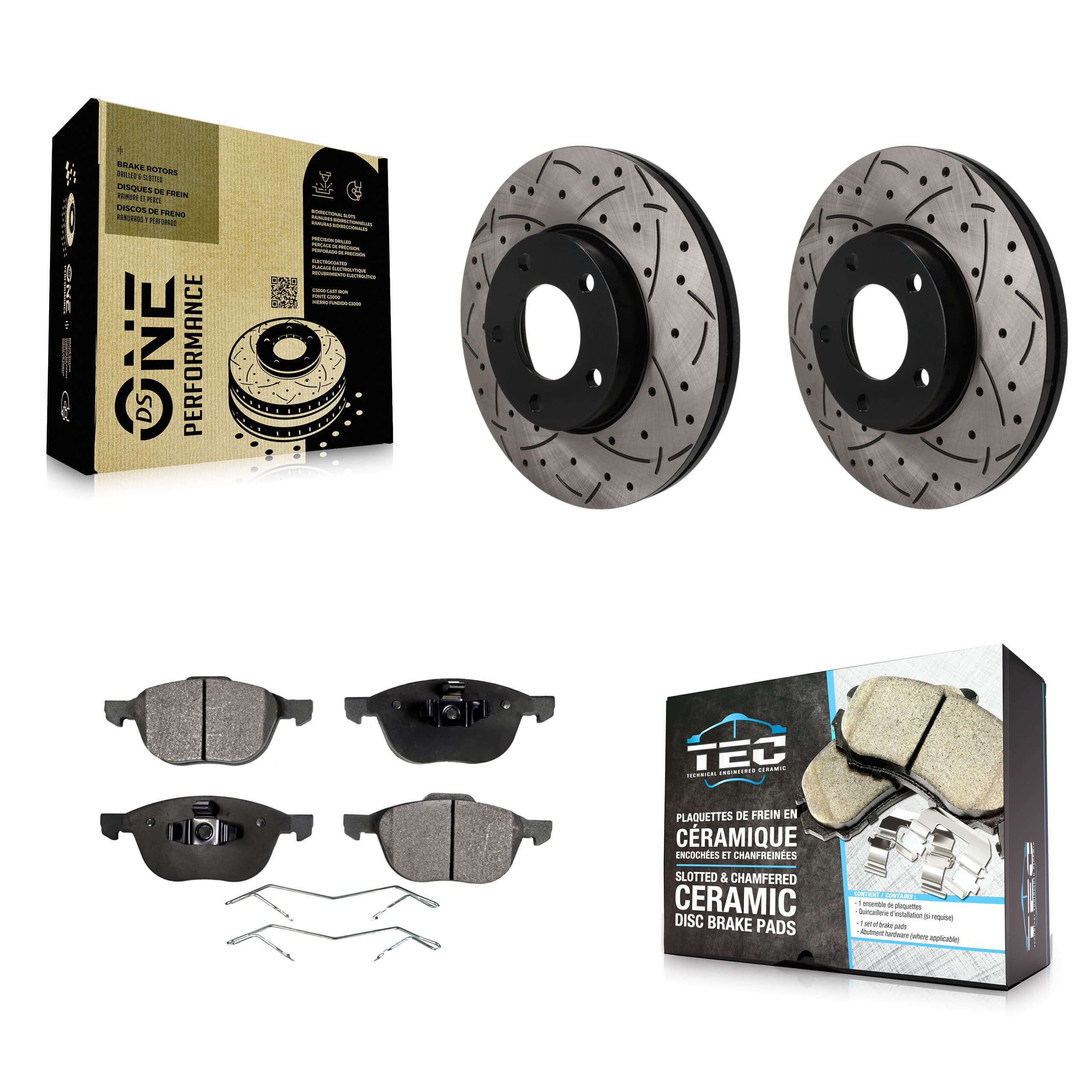 Transit Auto - KDT-101992 - Front Disc Brake Kits image 1