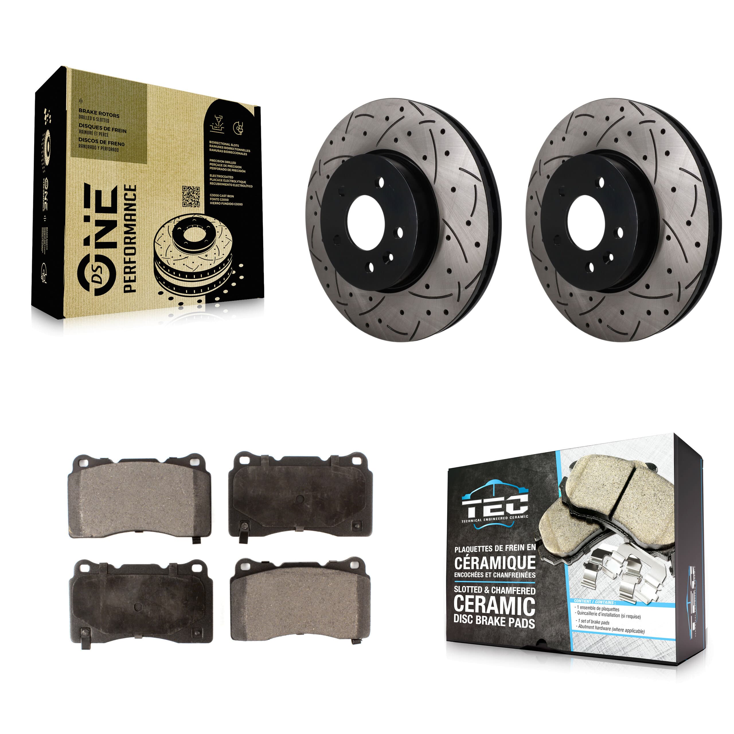 Transit Auto - KDT-102007 - Front Disc Brake Kits image 1