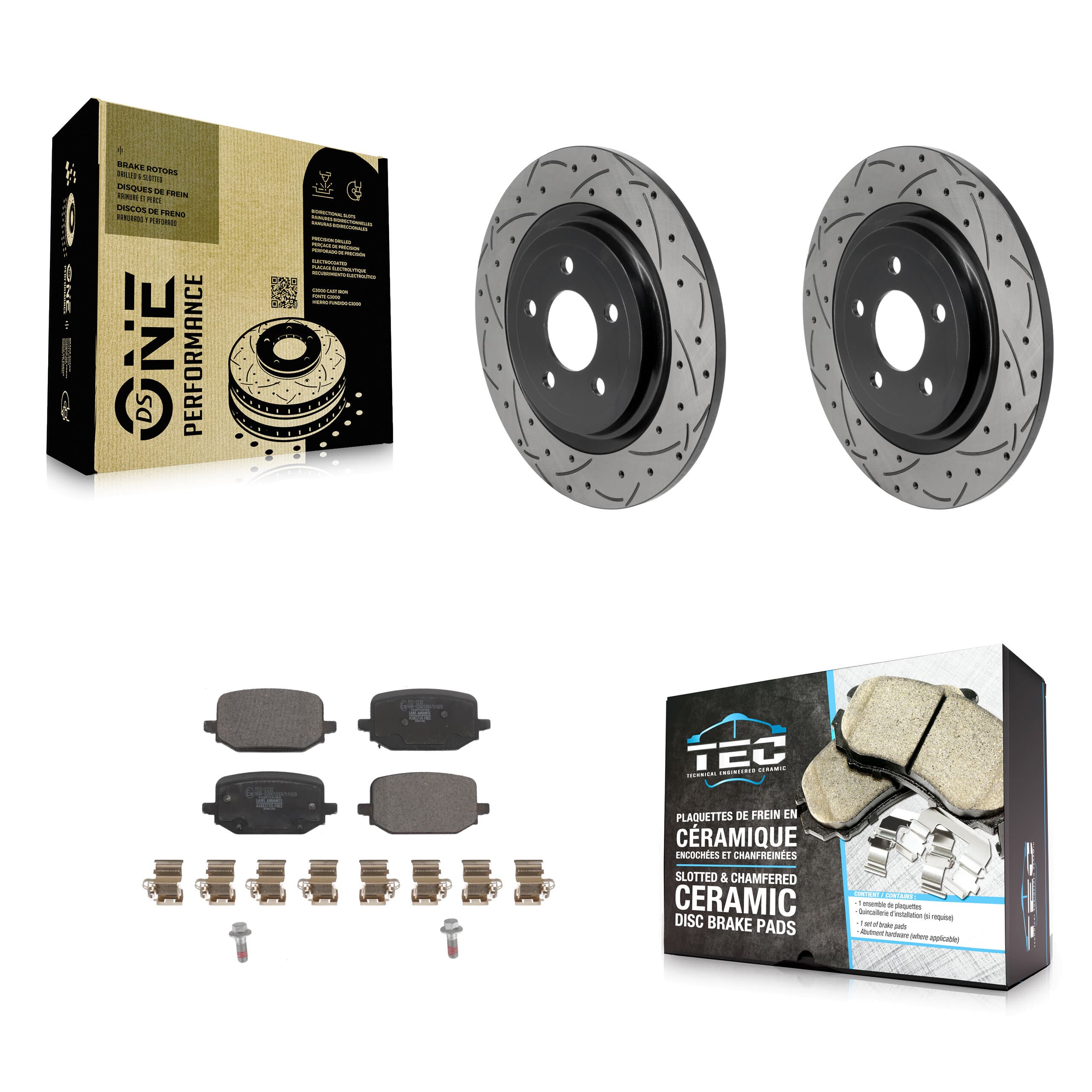 Transit Auto - KDT-102045 - Rear Disc Brake Kits image 1