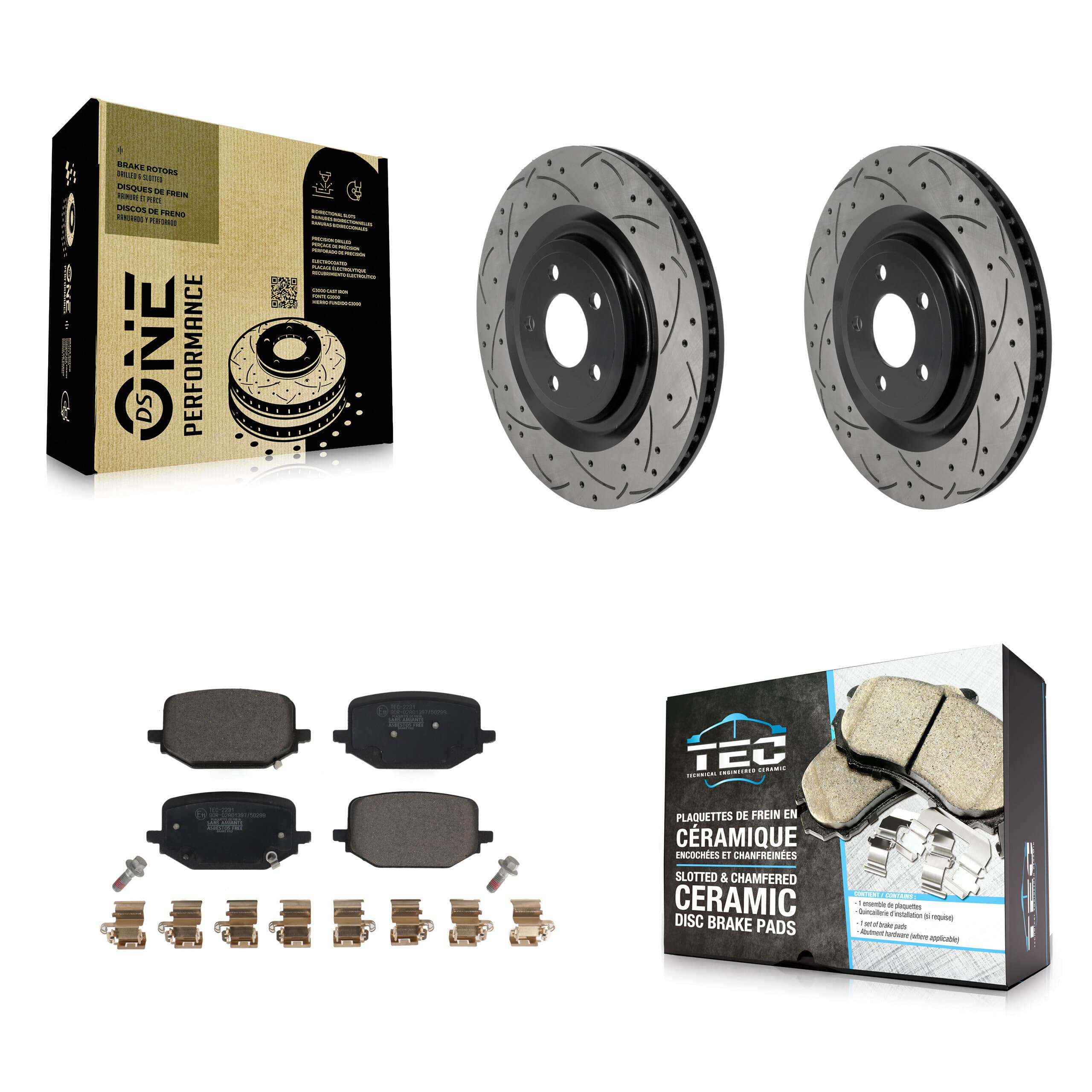 Transit Auto - KDT-102046 - Rear Disc Brake Kits image 1