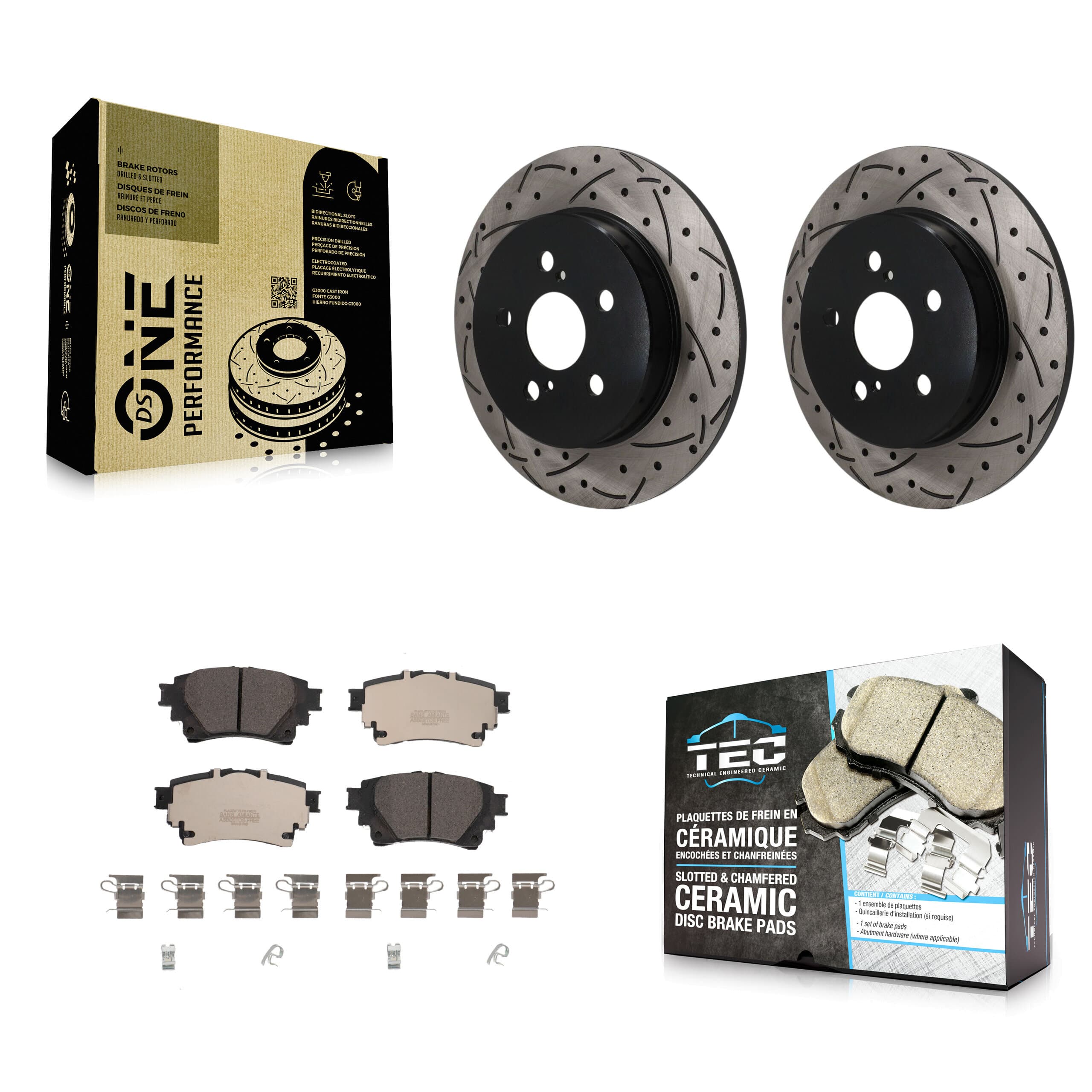 Transit Auto - KDT-102053 - Rear Disc Brake Kits image 1