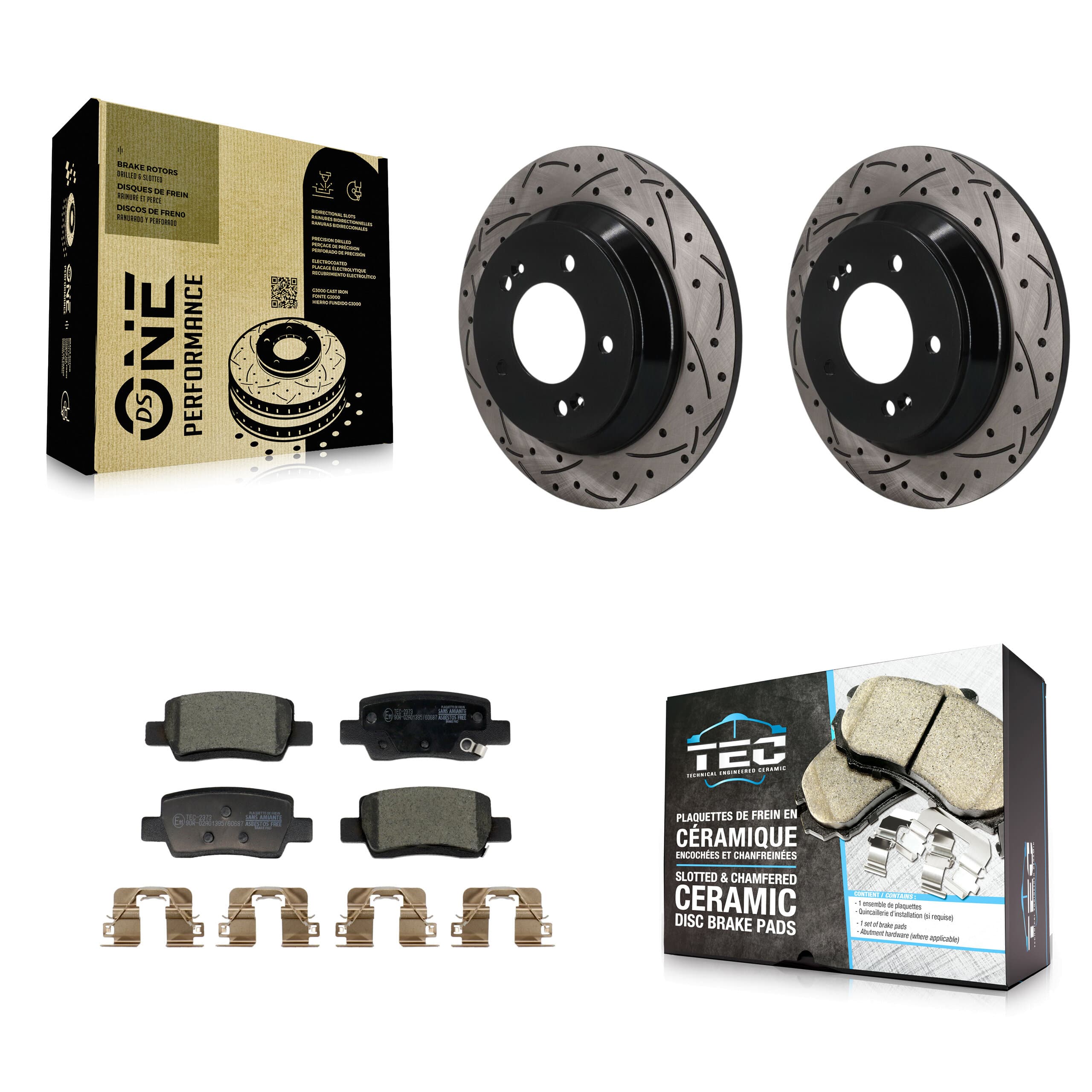 Transit Auto - KDT-102069 - Rear Disc Brake Kits image 1