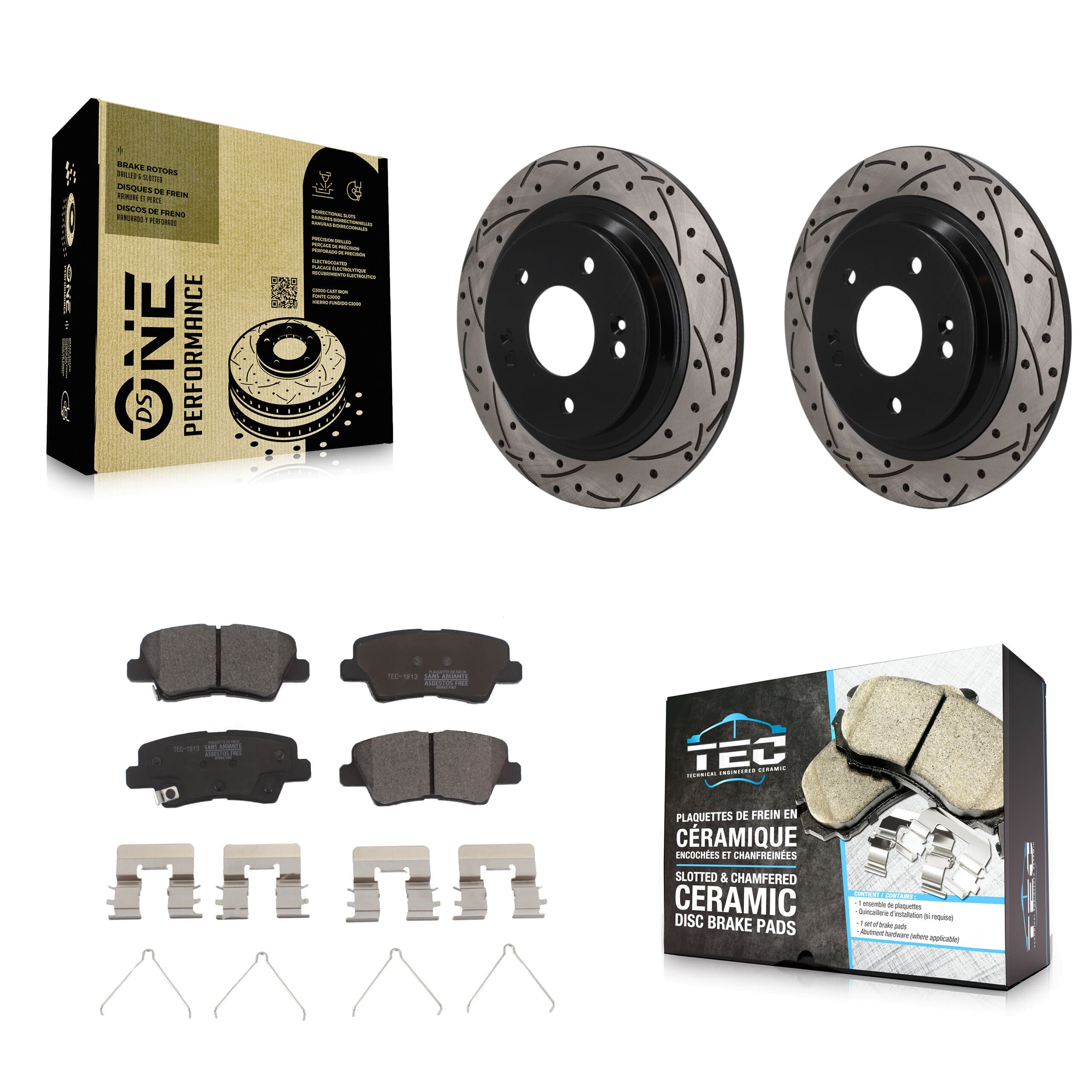 Transit Auto - KDT-102070 - Rear Disc Brake Kits image 1