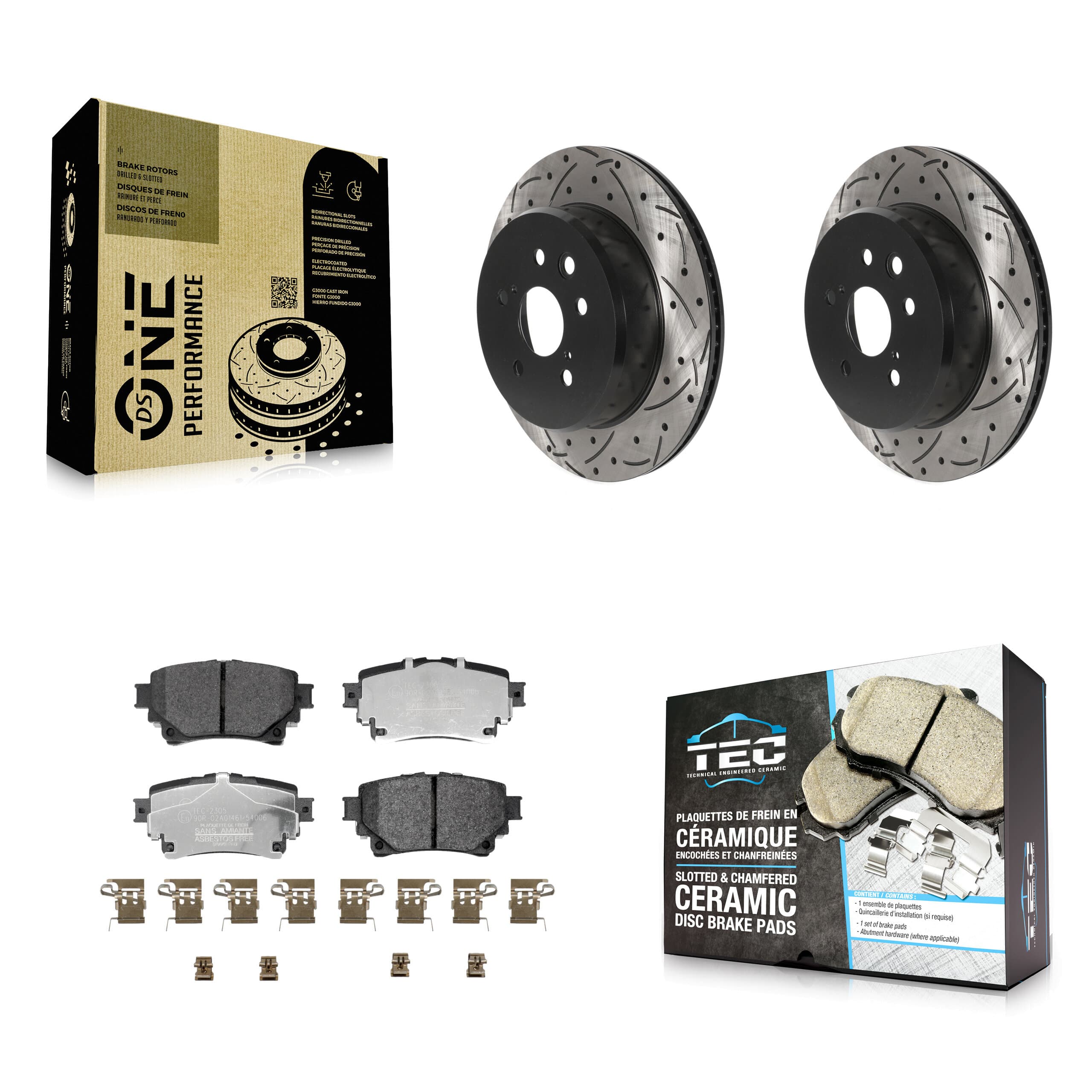 Transit Auto - KDT-102090 - Rear Disc Brake Kits image 1