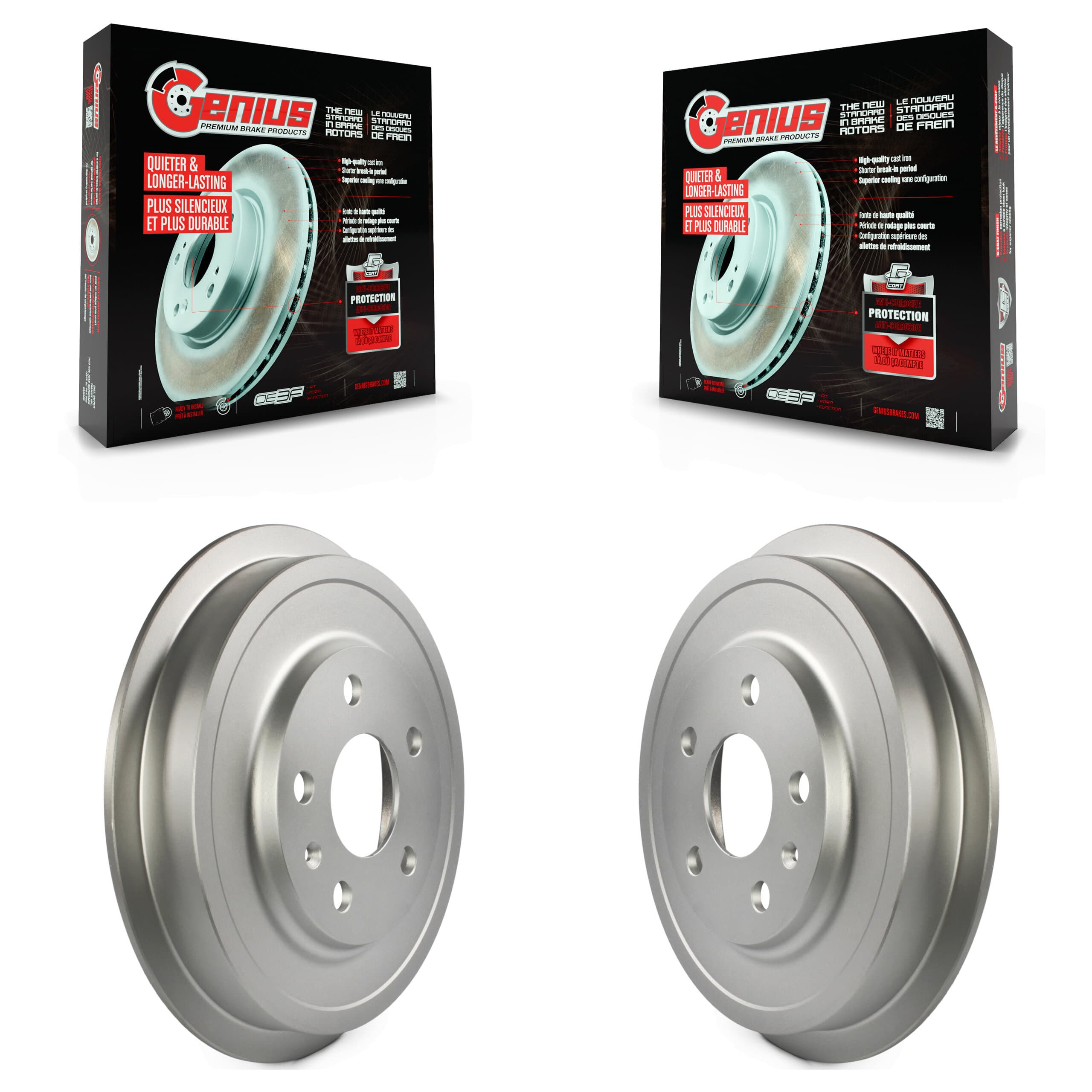 Genius - KG-101417 - Rear Brake Drum Kits image 1