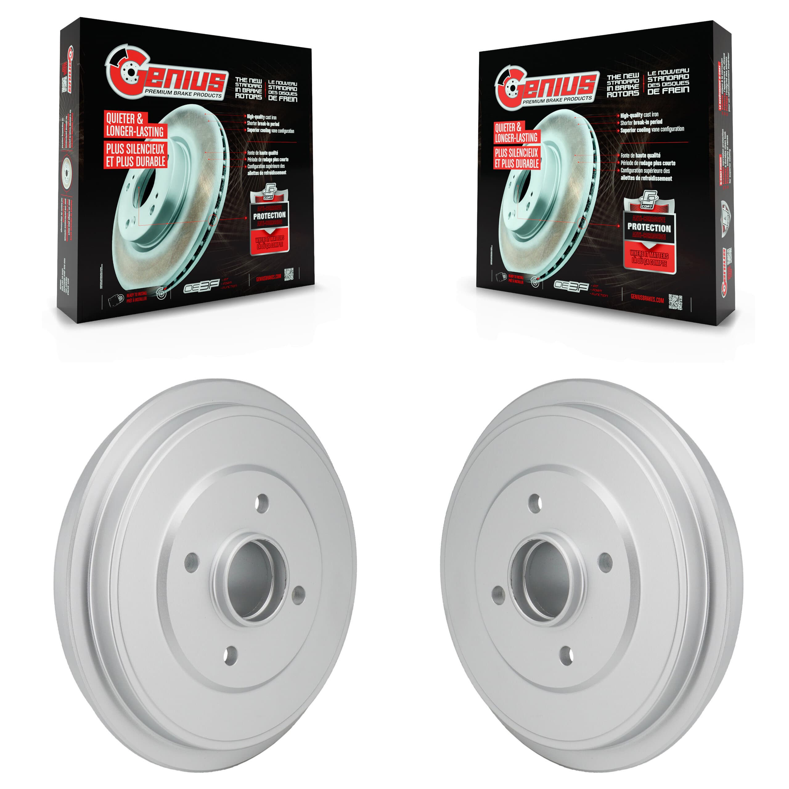 Genius - KG-102041 - Rear Brake Drum Kits image 1
