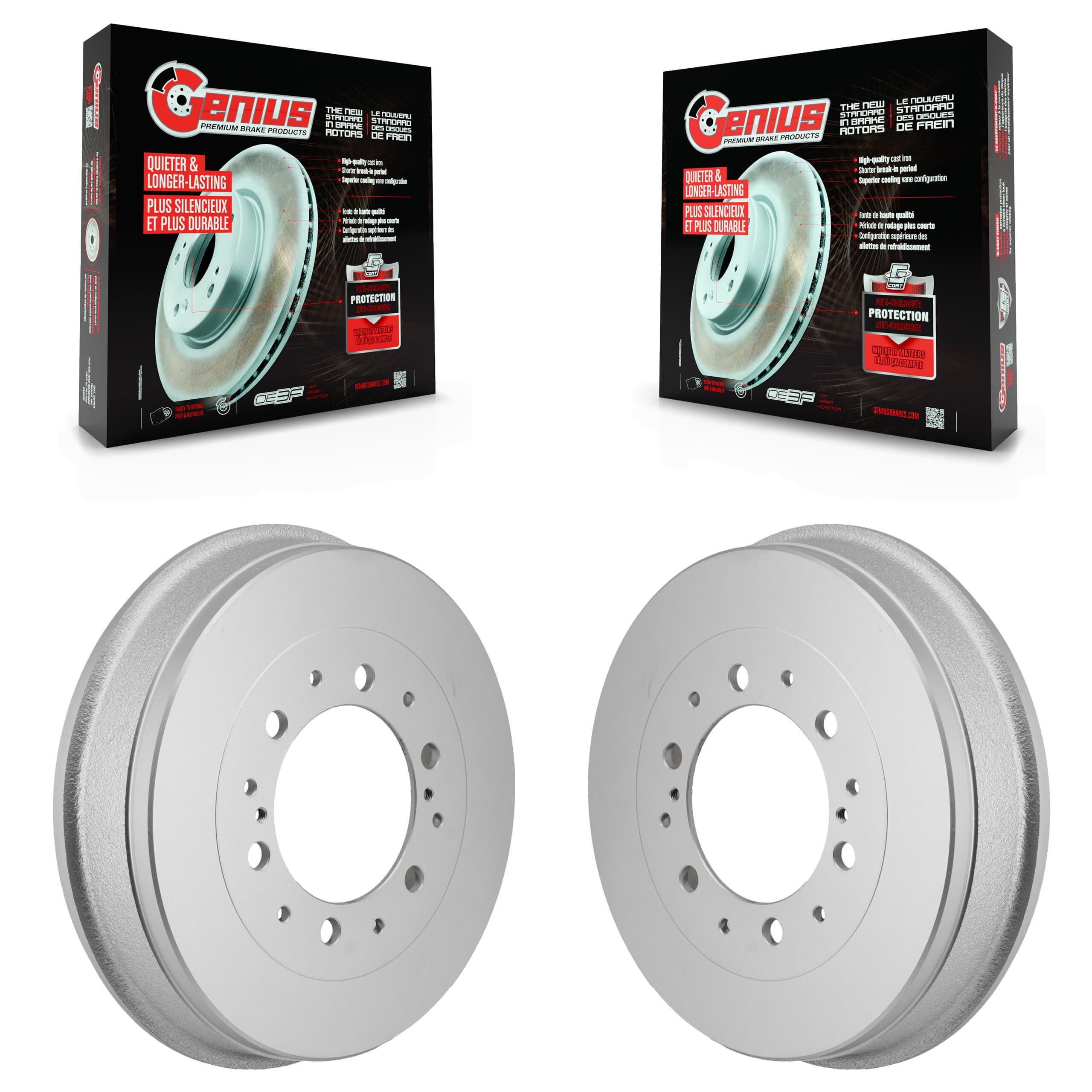 Genius - KG-102042 - Rear Brake Drum Kits image 1