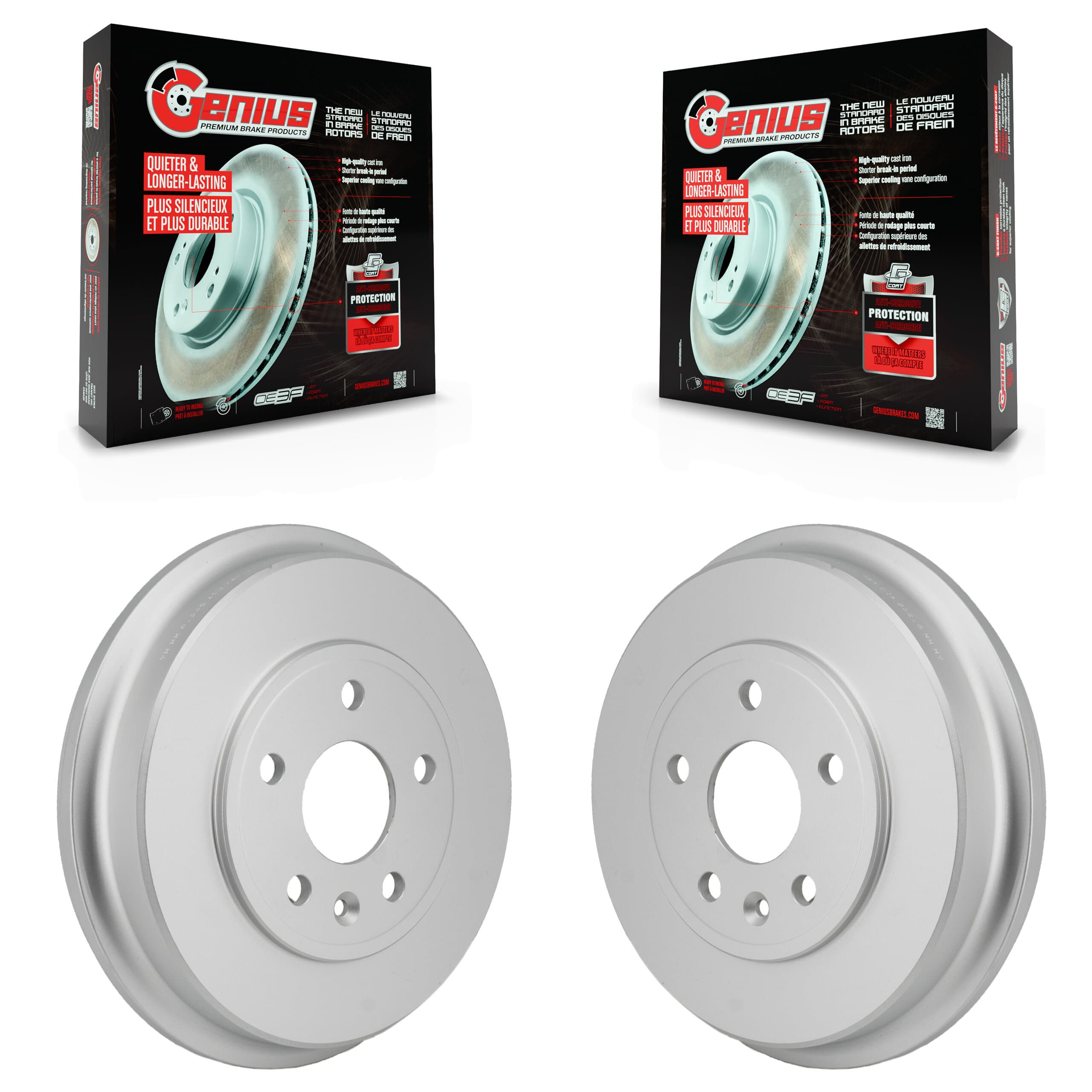 Genius - KG-102043 - Rear Brake Drum Kits image 1