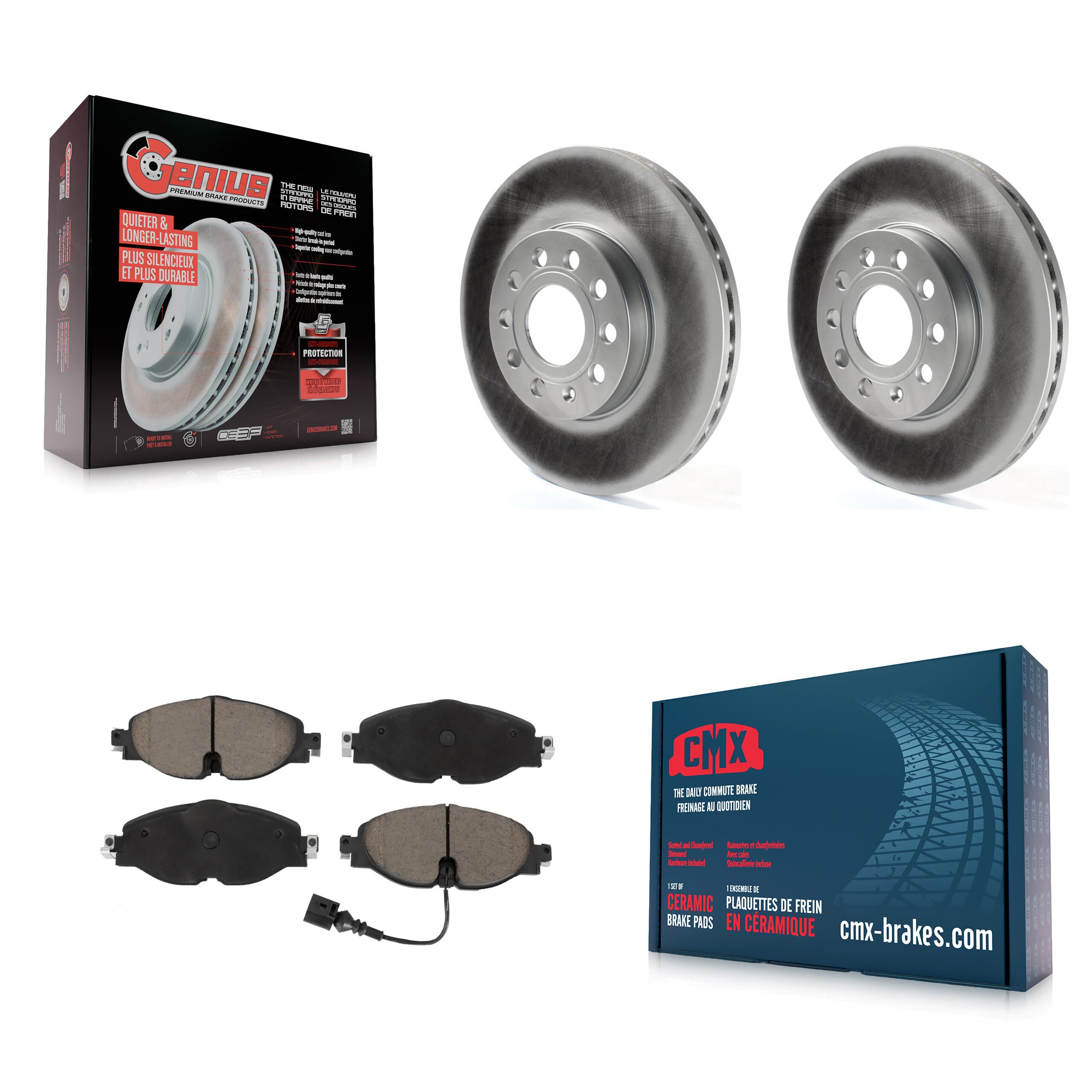Transit Auto - KGC-100064 - Front Disc Brake Kits image 1