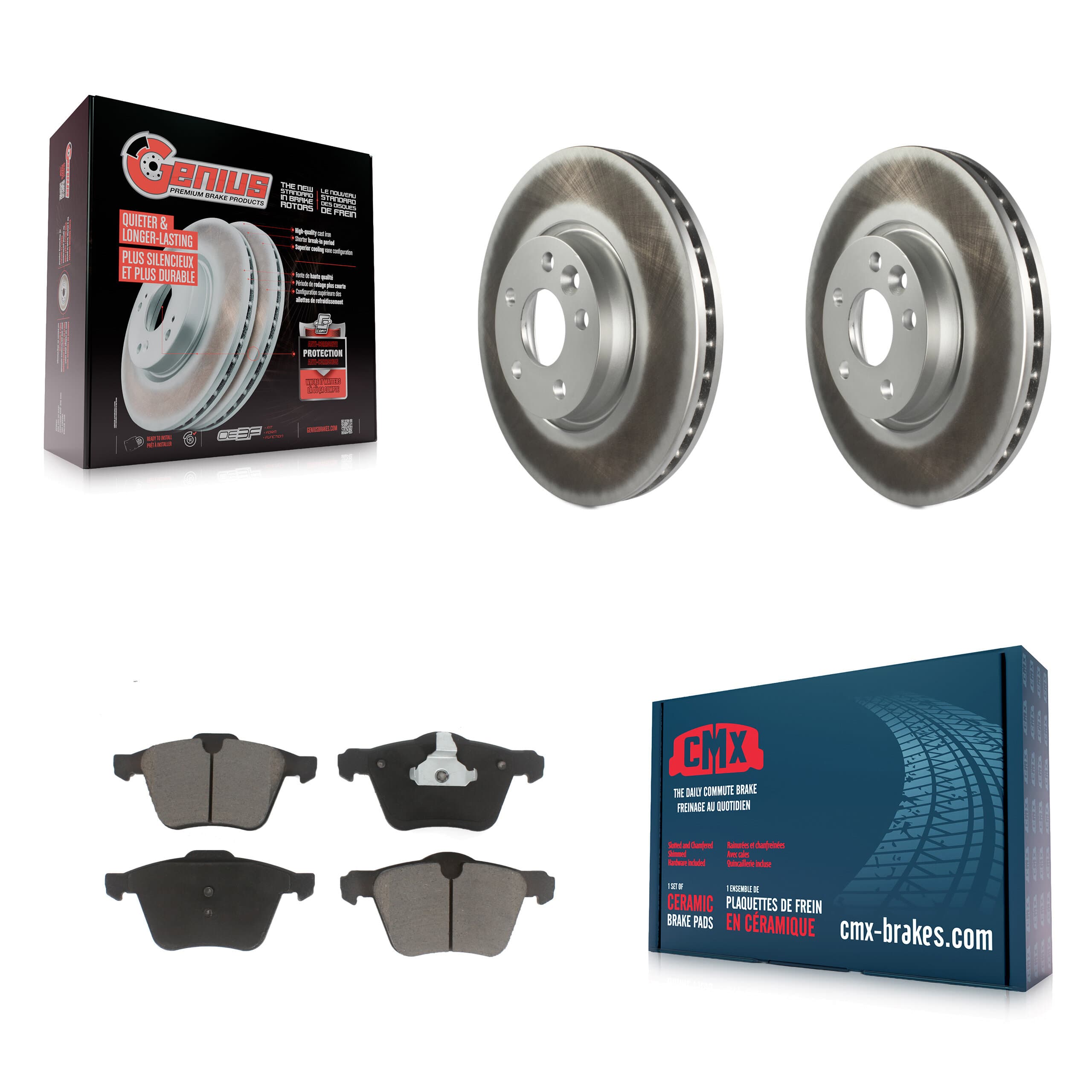 Transit Auto - KGC-100185 - Front Disc Brake Kits image 1