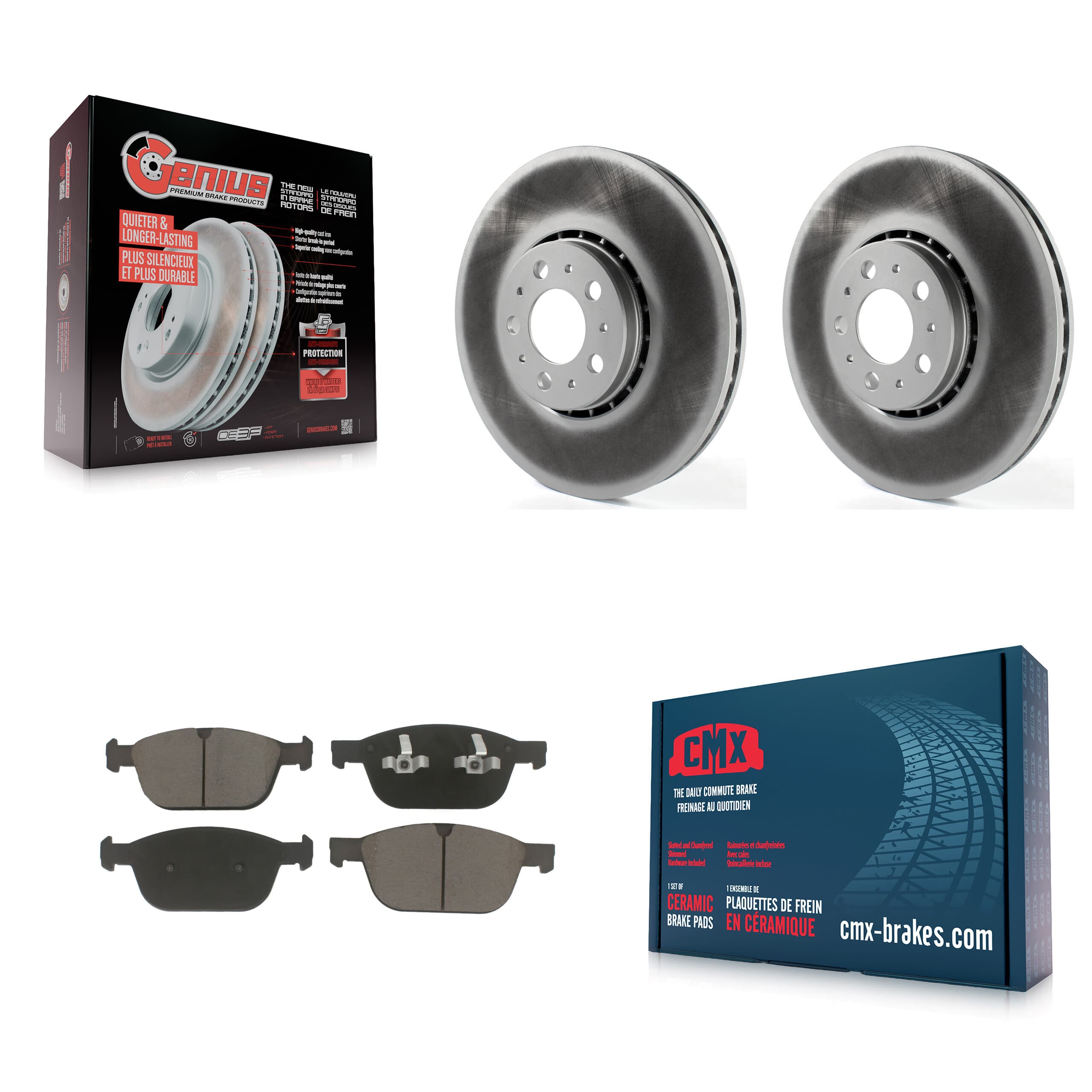 Transit Auto - KGC-100206 - Front Disc Brake Kits image 1