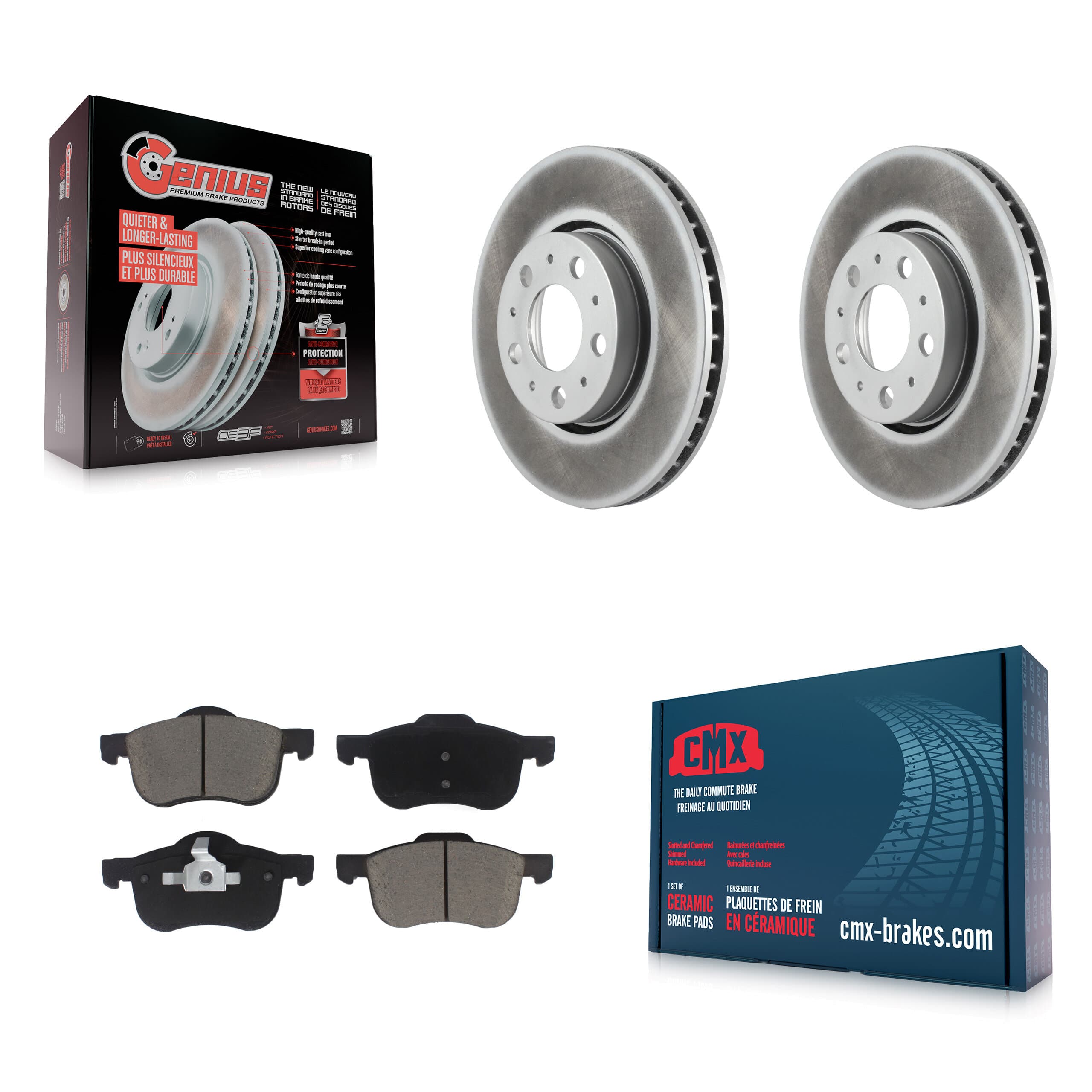 Transit Auto - KGC-100208 - Front Disc Brake Kits image 1