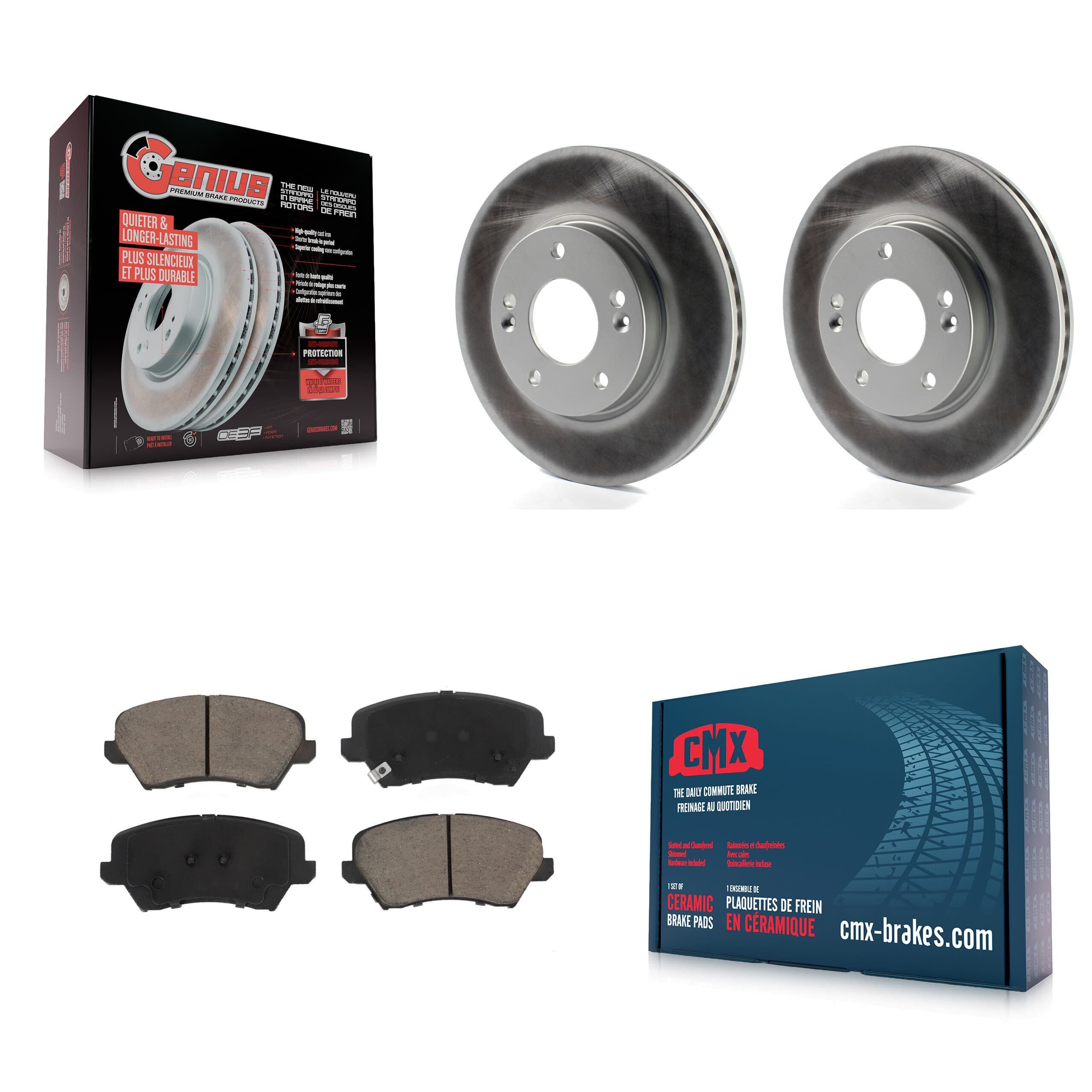 Transit Auto - KGC-100342 - Front Disc Brake Kits image 1