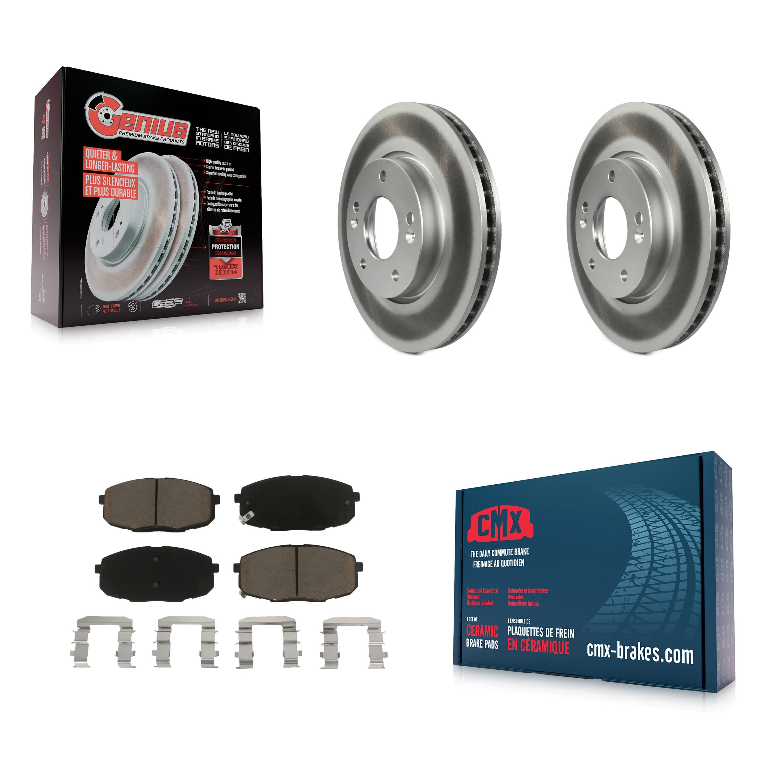 Transit Auto - KGC-100350 - Front Disc Brake Kits image 1