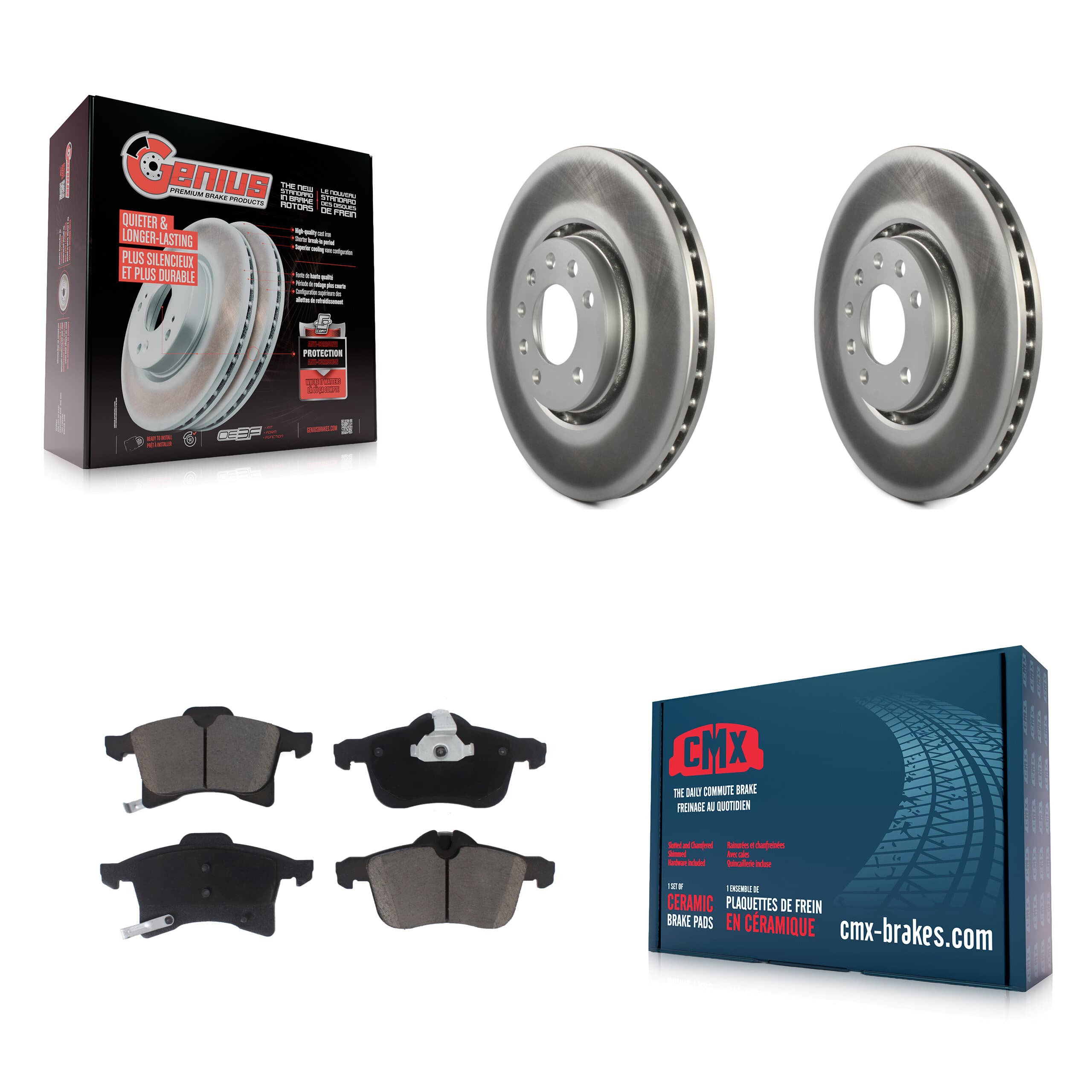 Transit Auto - KGC-100393 - Front Disc Brake Kits image 1