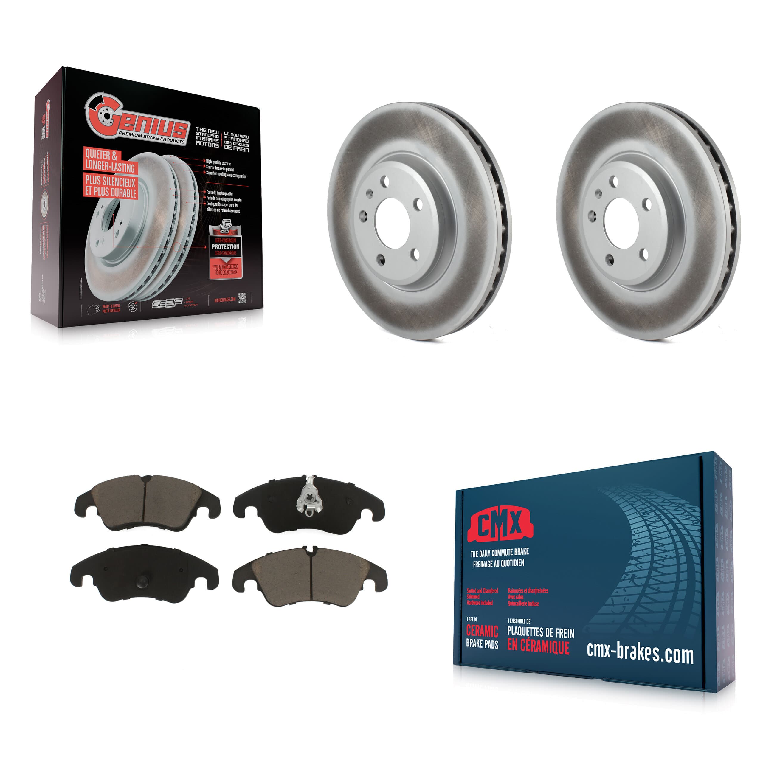 Transit Auto - KGC-100430 - Front Disc Brake Kits image 1